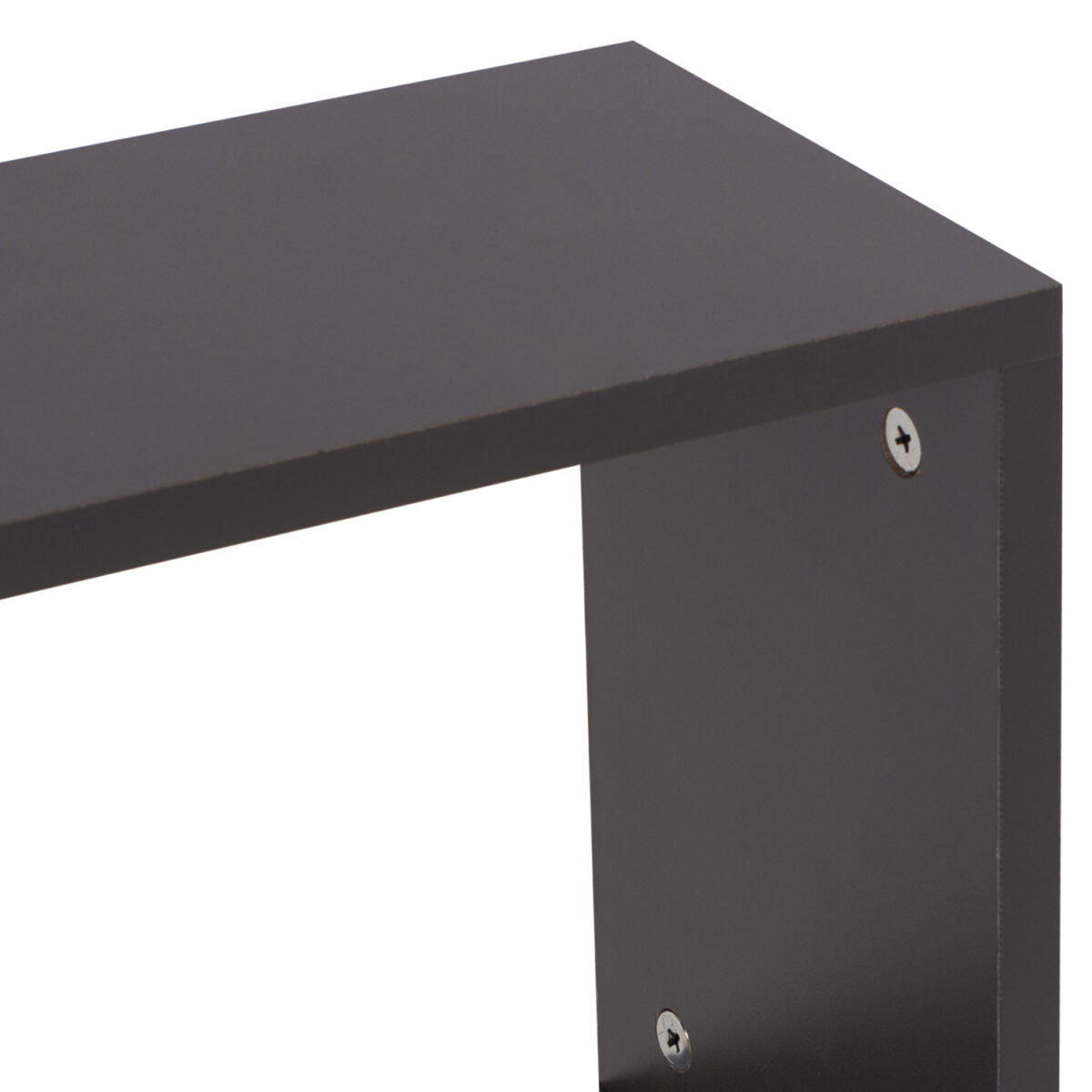 ΒΟΗΘΗΤΙΚΟ ΤΡΑΠΕΖΙ ΜΕ ΡΑΦΙΑ AMEER ΜΕΛΑΜΙΝΗ ΣΕ ΧΡΩΜΑ ΓΚΡΙ HM8881.20 50x17x56Υεκ. - Image 5