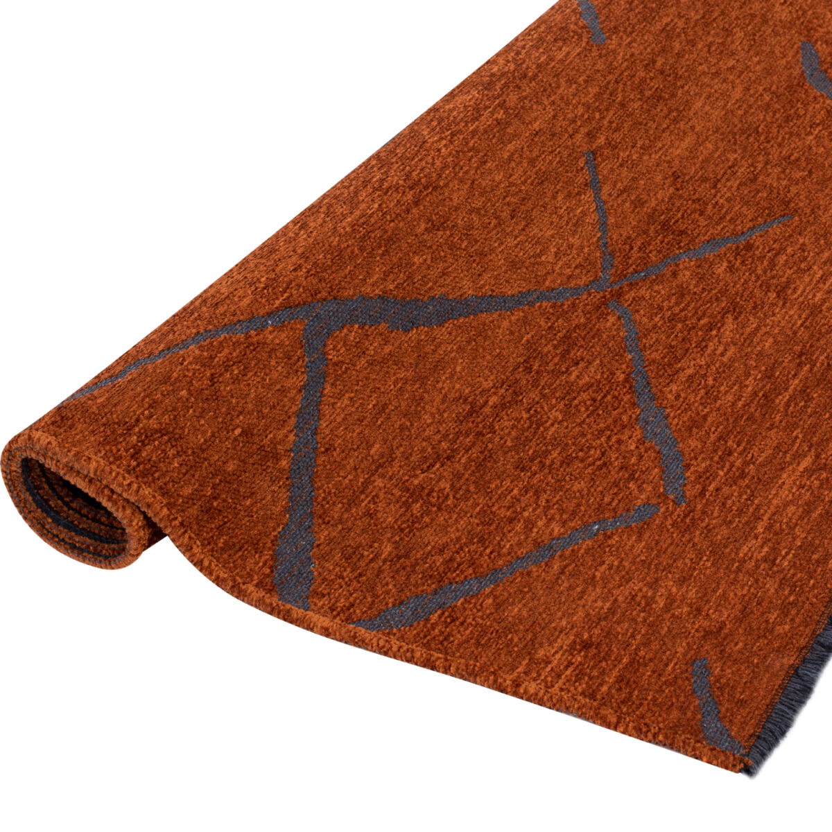 ΧΑΛΙ ΣΑΛΟΝΙΟΥ CALLISTO ΜΕ ΚΡΟΣΙΑ HM7674.04 ΧΑΛΚΙΝΟ ΜΑΥΡΟ 160Χ230 εκ. - Image 3