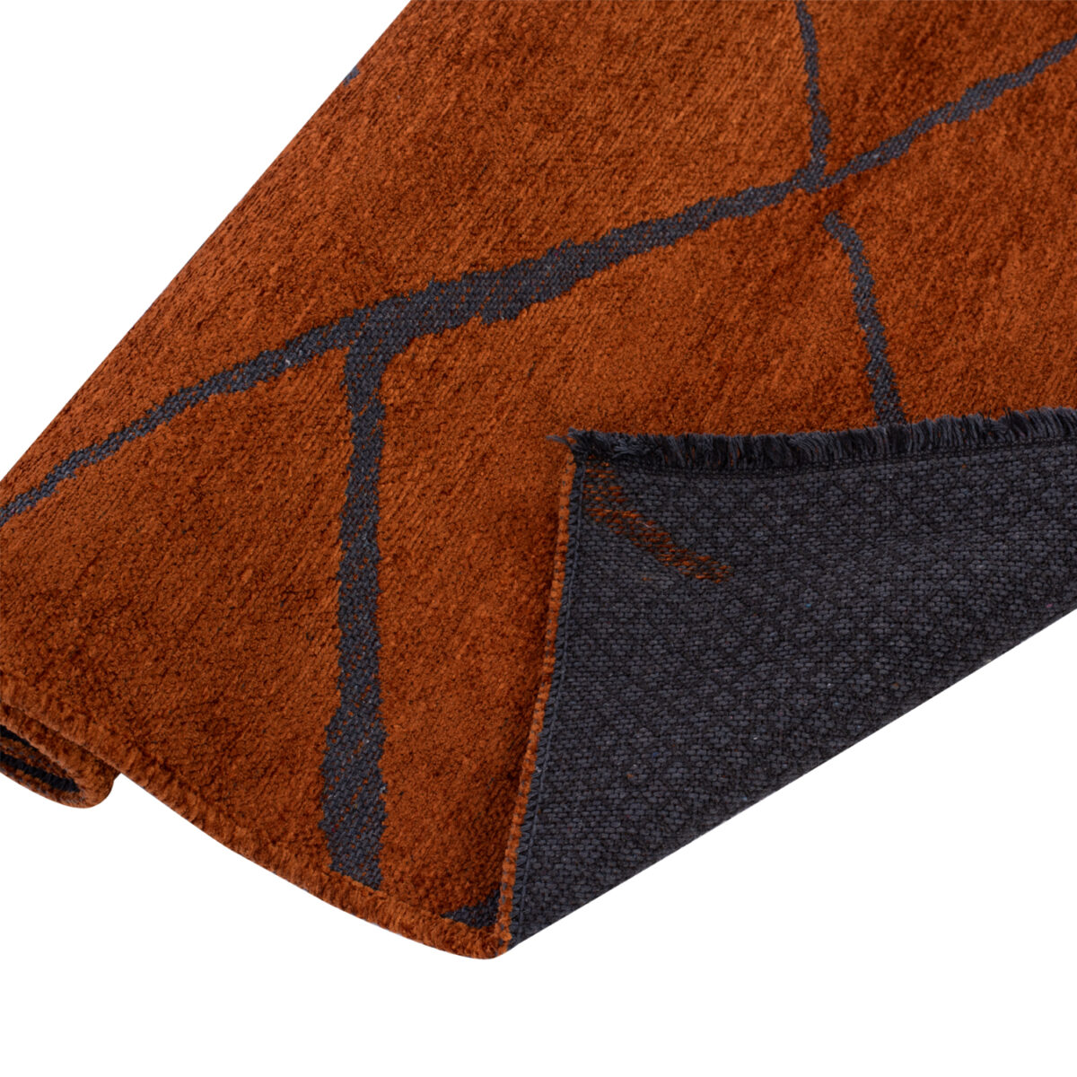 ΧΑΛΙ ΣΑΛΟΝΙΟΥ CALLISTO ΜΕ ΚΡΟΣΙΑ HM7674.04 ΧΑΛΚΙΝΟ ΜΑΥΡΟ 160Χ230 εκ. - Image 4