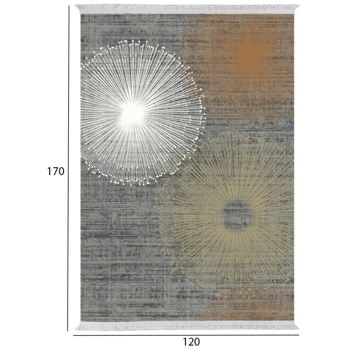 ΧΑΛΙ ΣΑΛΟΝΙΟΥ ΜΕ ΚΡΟΣΙΑ JOSIANE ΠΟΛΥΧΡΩΜΟ HM7677.44 120X170 εκ. - Image 2
