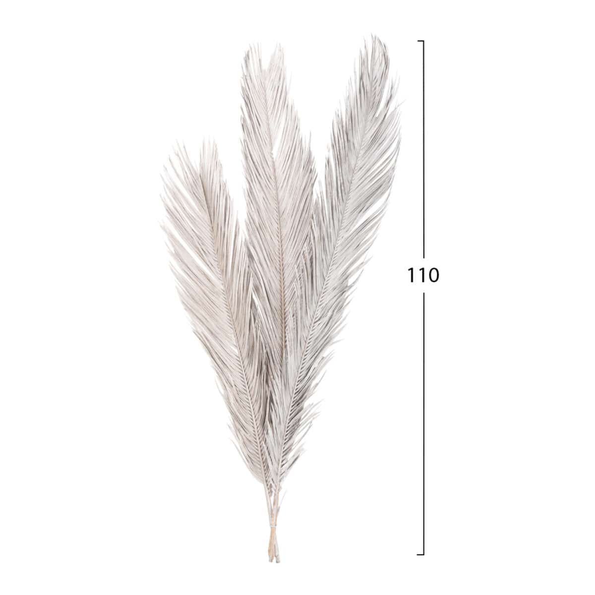 ΔΙΑΚΟΣΜΗΤΙΚΟ ΑΠΟΞΗΡΑΜΕΝΟ ΣΕΤ 3 ΦΥΛΛΩΝ ΦΟΙΝΙΚΑ HM7957 ΑΣΗΜΙ 110Υεκ. - Image 2