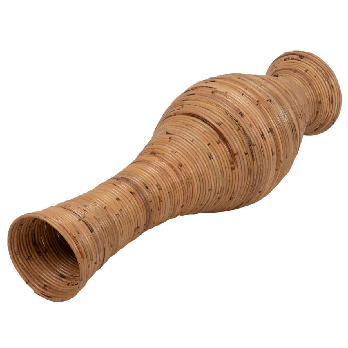 ΔΙΑΚΟΣΜΗΤΙΚΟ ΒΑΖΟ ΔΑΠΕΔΟΥ HM7852 RATTAN ΣΕ ΦΥΣΙΚΟ Φ30x100Yεκ. - Image 4