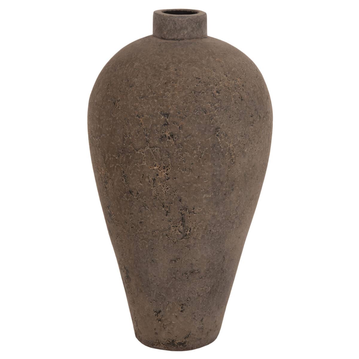 ΔΙΑΚΟΣΜΗΤΙΚΟ ΒΑΖΟ ΔΑΠΕΔΟΥ ZATI HM7930 ΤΕΡΑΚΟΤΑ ΣΕ ΓΚΡΙ ΑΠΟΧΡΩΣΗ Φ40x80Υ εκ. - Image 3