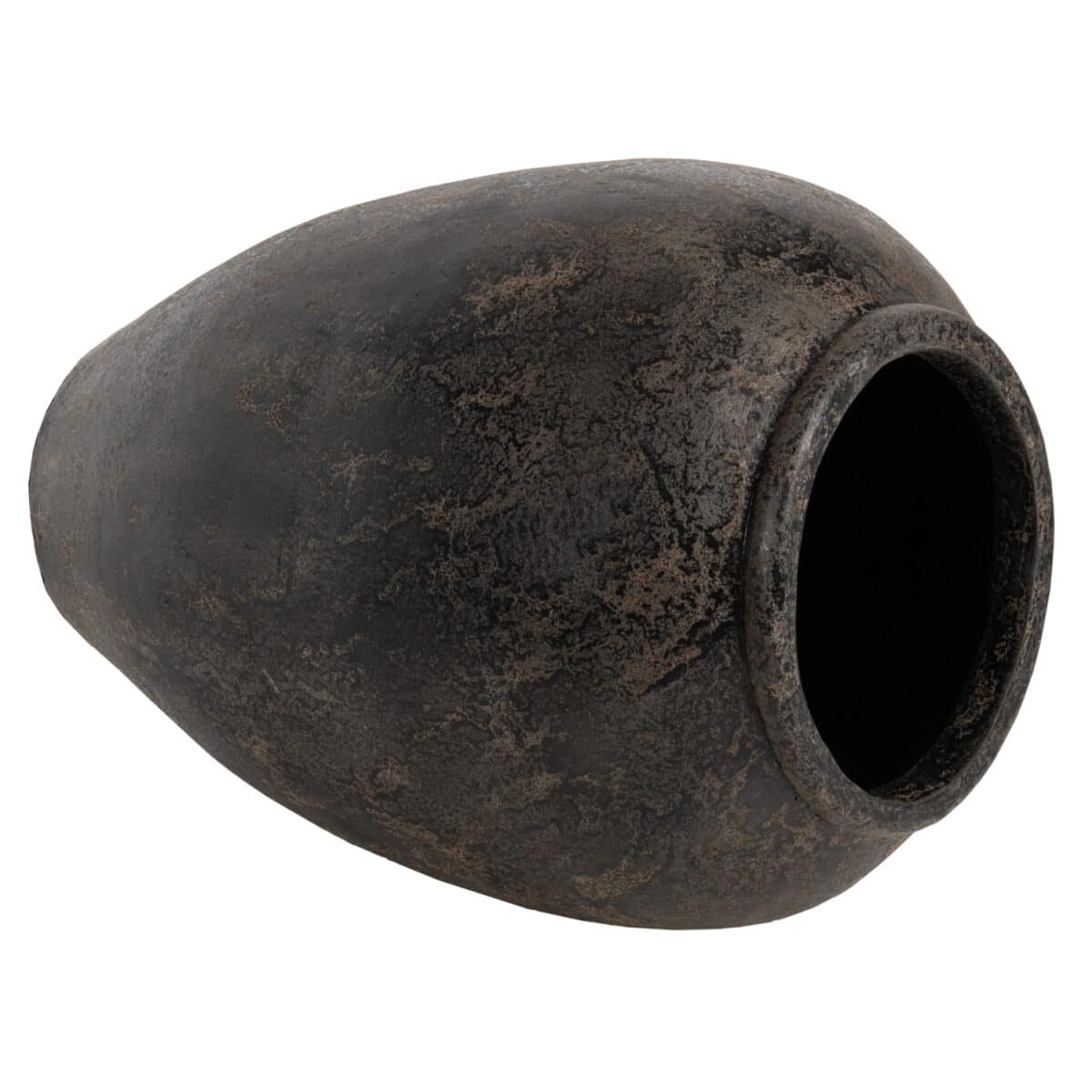 ΔΙΑΚΟΣΜΗΤΙΚΟ ΒΑΖΟ ΔΑΠΕΔΟΥ SPARTA HM7934 ΤΕΡΑΚΟΤΑ ΣΕ ΜΑΥΡΗ ΑΠΟΧΡΩΣΗ Φ66x85Υ εκ. - Image 4