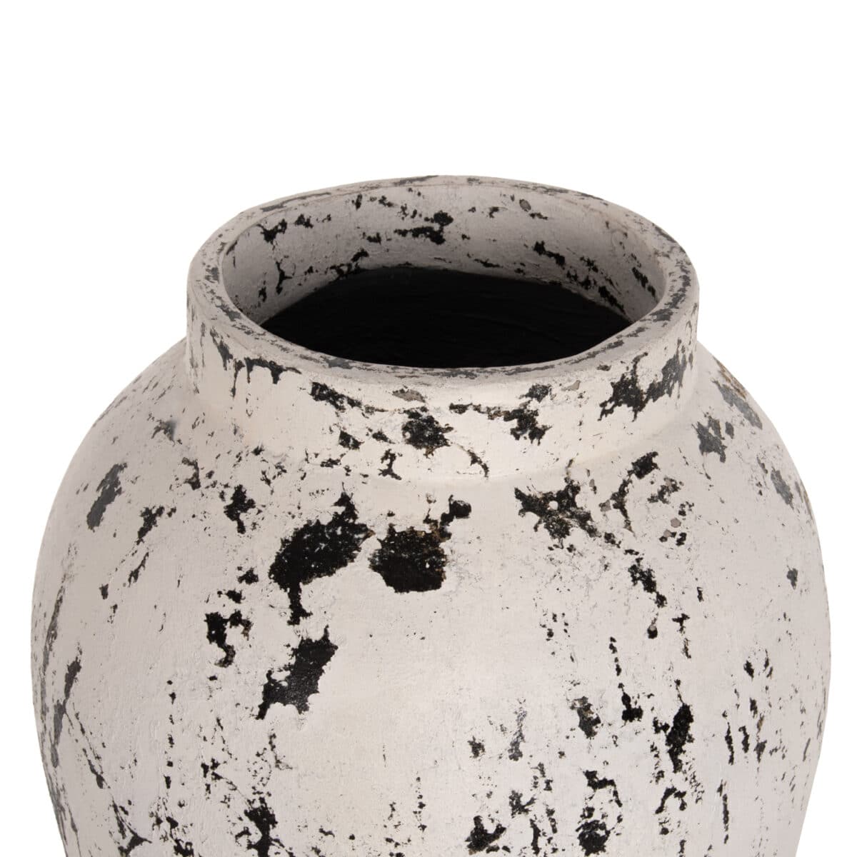 ΔΙΑΚΟΣΜΗΤΙΚΟ ΒΑΖΟ ΔΑΠΕΔΟΥ ΜΕ ΒΑΣΗ-ΠΙΑΤΑΚΙ LAUREL HM7937 ΤΕΡΑΚΟΤΑ- ΛΕΥΚΗ ΠΑΤΙΝΑ Φ45x100Y εκ. - Image 5