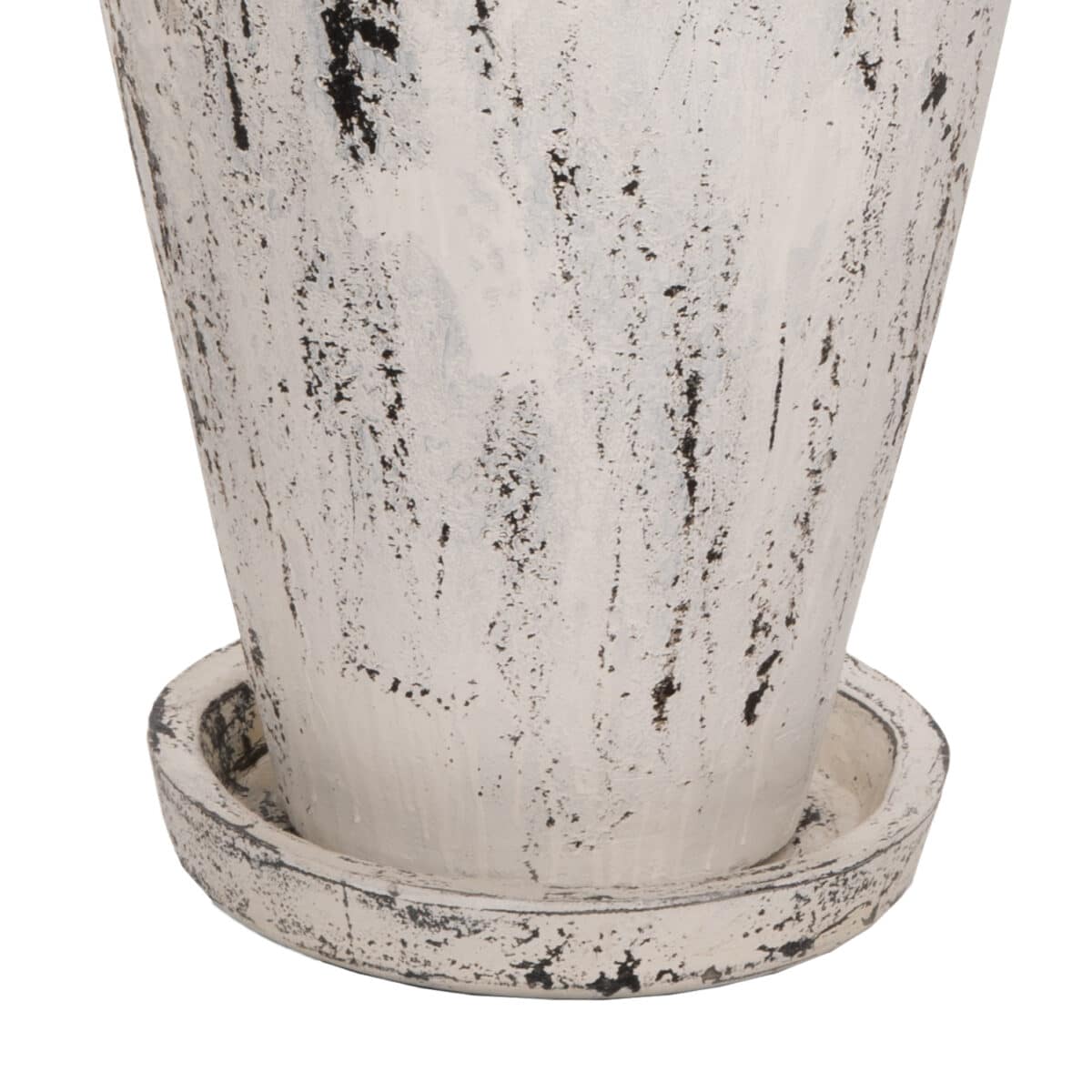 ΔΙΑΚΟΣΜΗΤΙΚΟ ΒΑΖΟ ΔΑΠΕΔΟΥ ΜΕ ΒΑΣΗ-ΠΙΑΤΑΚΙ LAUREL HM7937 ΤΕΡΑΚΟΤΑ- ΛΕΥΚΗ ΠΑΤΙΝΑ Φ45x100Y εκ. - Image 6