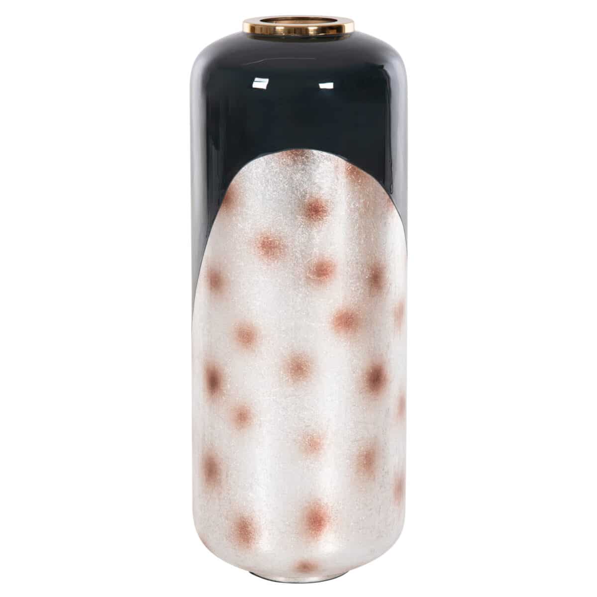 ΔΙΑΚΟΣΜΗΤΙΚΟ BAZO ΔΑΠΕΔΟΥ RAKSASA ΗΜ4231.05 ΜΕΤΑΛΛΟ ΣΕ ΜΠΛΕ ΑΝΘΡΑΚΙ-ΑΣΗΜΙ Φ30x80Υεκ - Image 3