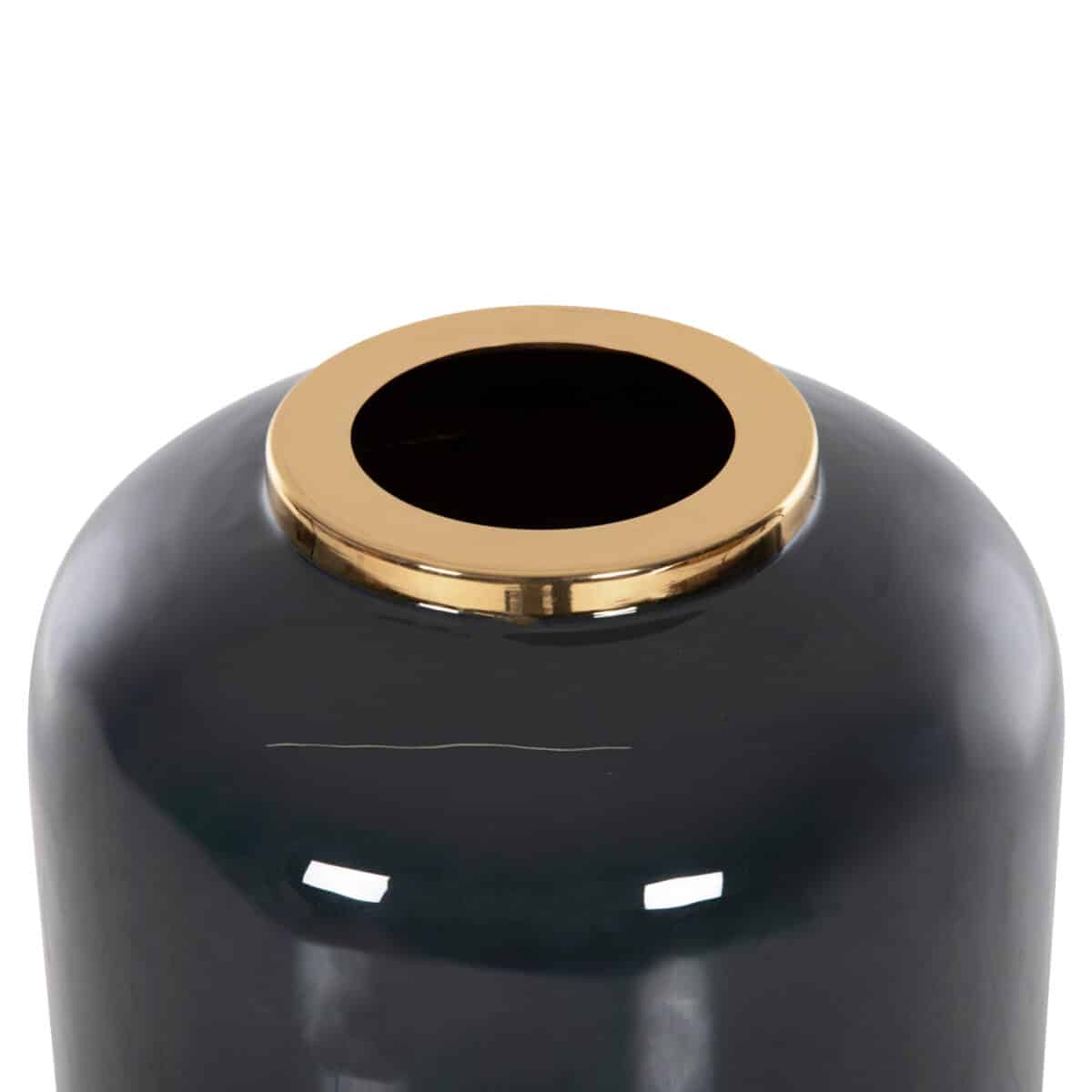 ΔΙΑΚΟΣΜΗΤΙΚΟ BAZO ΔΑΠΕΔΟΥ RAKSASA ΗΜ4231.05 ΜΕΤΑΛΛΟ ΣΕ ΜΠΛΕ ΑΝΘΡΑΚΙ-ΑΣΗΜΙ Φ30x80Υεκ - Image 4