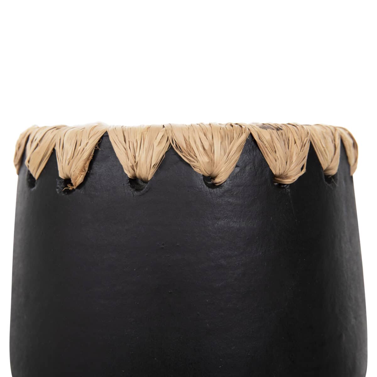 ΔΙΑΚΟΣΜΗΤΙΚΟ ΒΑΖΟ HM4368 ΤΕΡΑΚΟΤΑ ΣΕ ΜΑΥΡΟ ΜΕ ΠΛΕΞΗ ΨΑΘΑΣ ΣΤΟ ΣΤΟΜΙΟ Φ13x16Υεκ. - Image 6