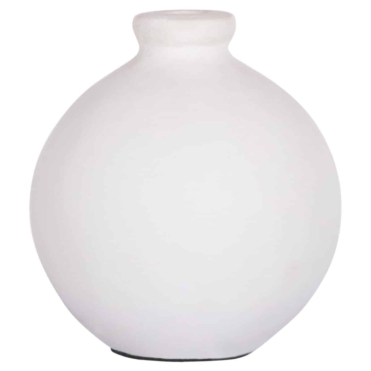 diakosmitiko-bazo-fb94410-terakota-se-le-2 ΔΙΑΚΟΣΜΗΤΙΚΟ ΒΑΖΟ ΣΕΙΡΑ CLAYVON HM4410 ΤΕΡΑΚΟΤΑ ΣΕ ΛΕΥΚΟ 18x18x20Υεκ. - Image 3