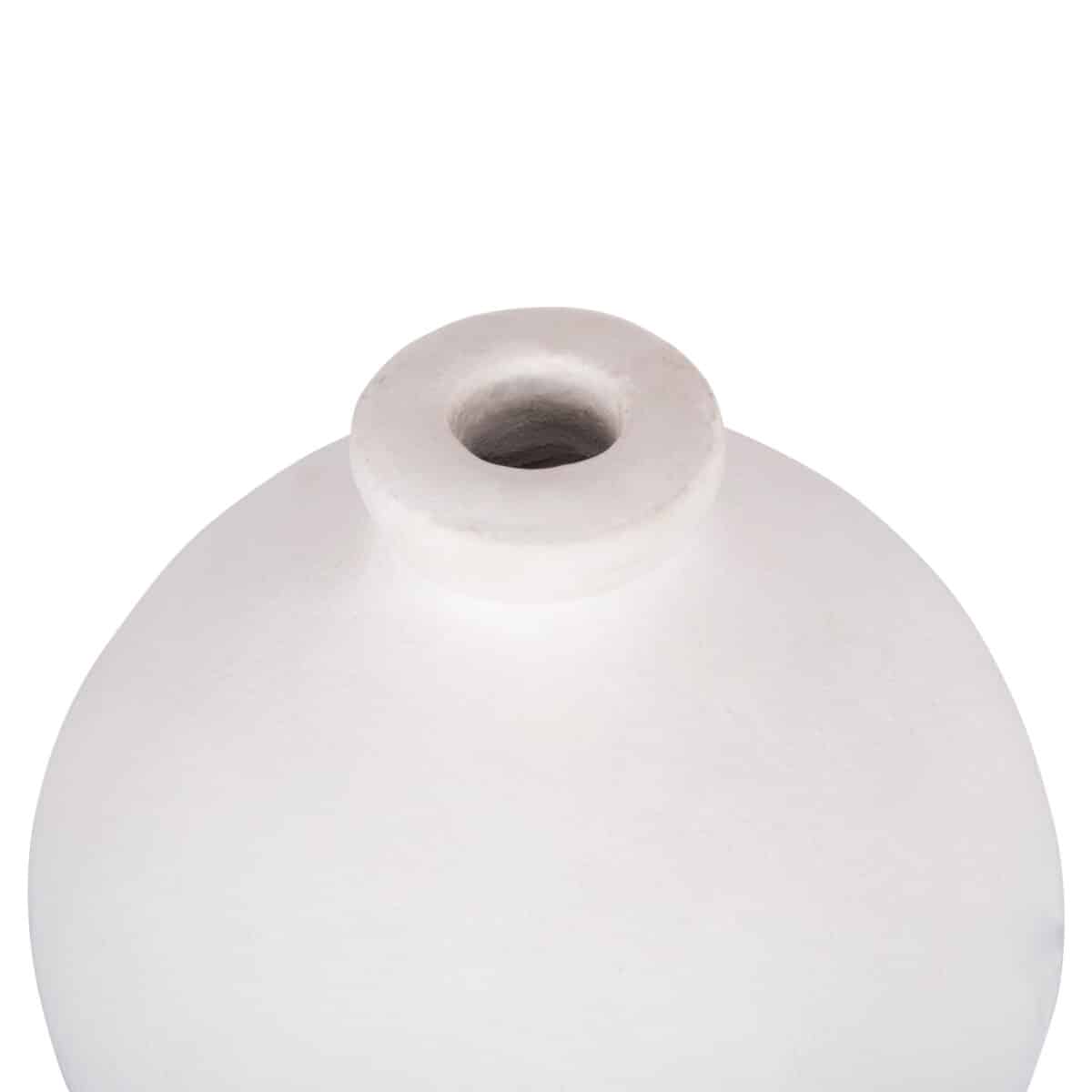 diakosmitiko-bazo-fb94410-terakota-se-le-3 ΔΙΑΚΟΣΜΗΤΙΚΟ ΒΑΖΟ ΣΕΙΡΑ CLAYVON HM4410 ΤΕΡΑΚΟΤΑ ΣΕ ΛΕΥΚΟ 18x18x20Υεκ. - Image 4