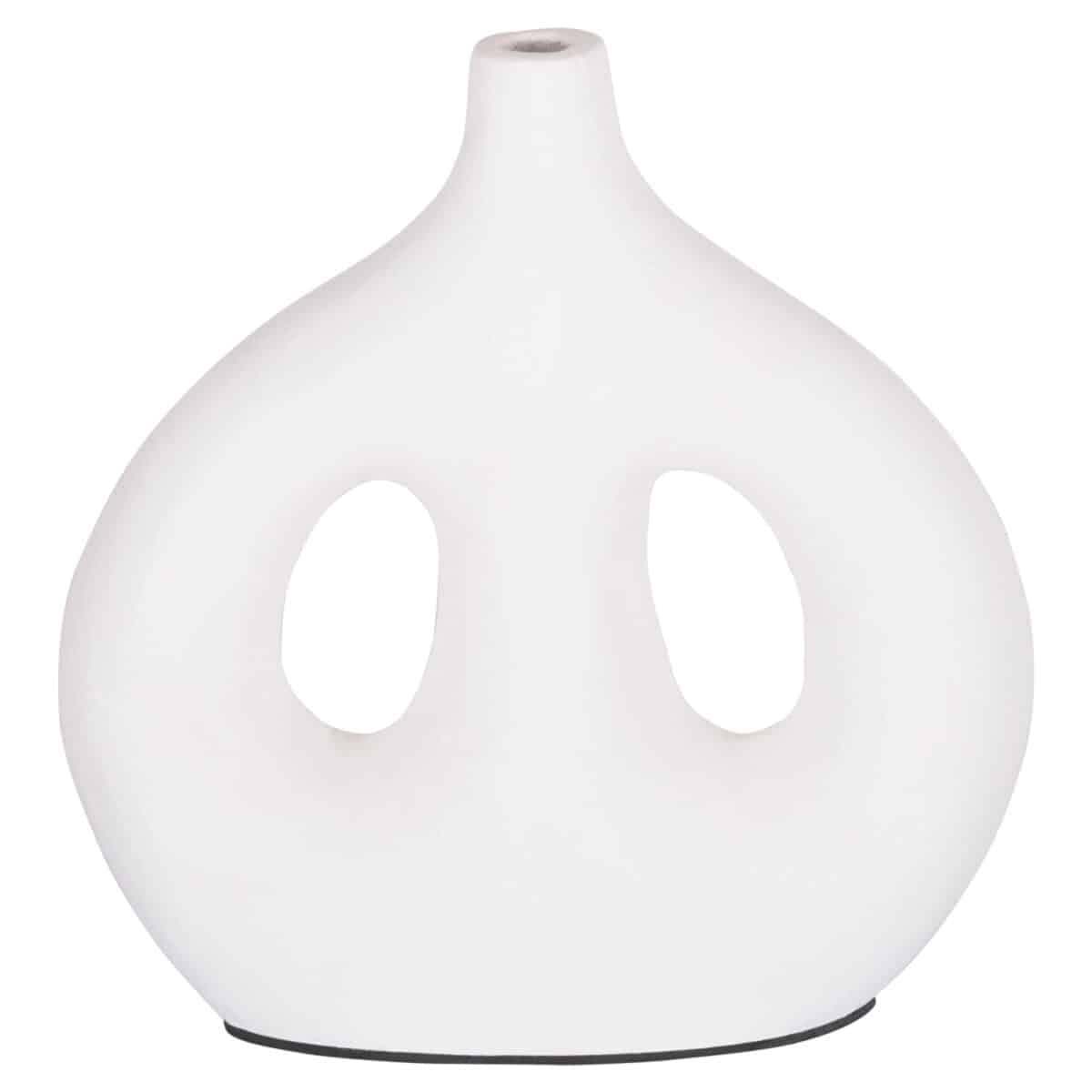 diakosmitiko-bazo-fb94413-terakota-se-le-2 ΔΙΑΚΟΣΜΗΤΙΚΟ ΒΑΖΟ ΣΕΙΡΑ CLAYVON HM4413 ΤΕΡΑΚΟΤΑ ΣΕ ΛΕΥΚΟ 23,5x8x24,5Υεκ. - Image 3