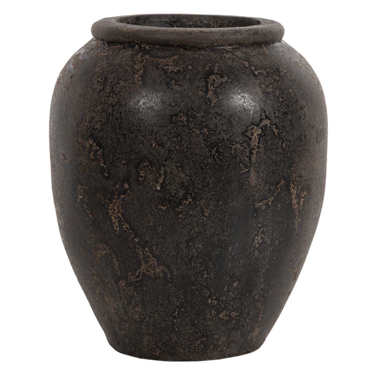 diakosmitiko-bazo-fb97928-terakota-se-ma-2 ΔΙΑΚΟΣΜΗΤΙΚΟ ΒΑΖΟ ΔΑΠΕΔΟΥ SPARTA HM7928 ΤΕΡΑΚΟΤΑ ΣΕ ΜΑΥΡΗ ΑΠΟΧΡΩΣΗ Φ44x49Υ εκ. - Image 3