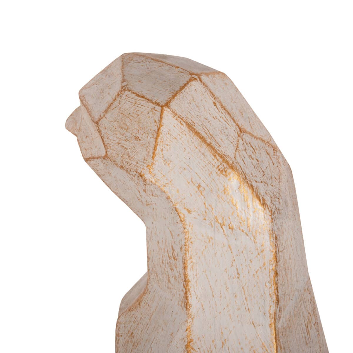 ΔΙΑΚΟΣΜΗΤΙΚΟ ΔΑΠΕΔΟΥ PENGUIN HM7916 GRC ΣΕ ΛΕΥΚΗ ΠΑΤΙΝΑ ΜΕ ΧΡΥΣΕΣ ΛΕΠΤΟΜΕΡΕΙΕΣ 45x45x100Υεκ. - Image 9