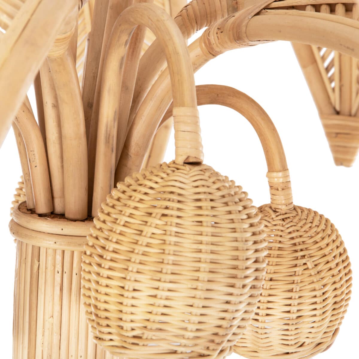 ΔΙΑΚΟΣΜΗΤΙΚΟ ΔΕΝΤΡΟ COCOON HM4317 τ.ΚΟΚΟΦΟΙΝΙΚΑ ΑΠΟ ΦΥΣΙΚΟ RATTAN Φ132x237Yεκ. - Image 5