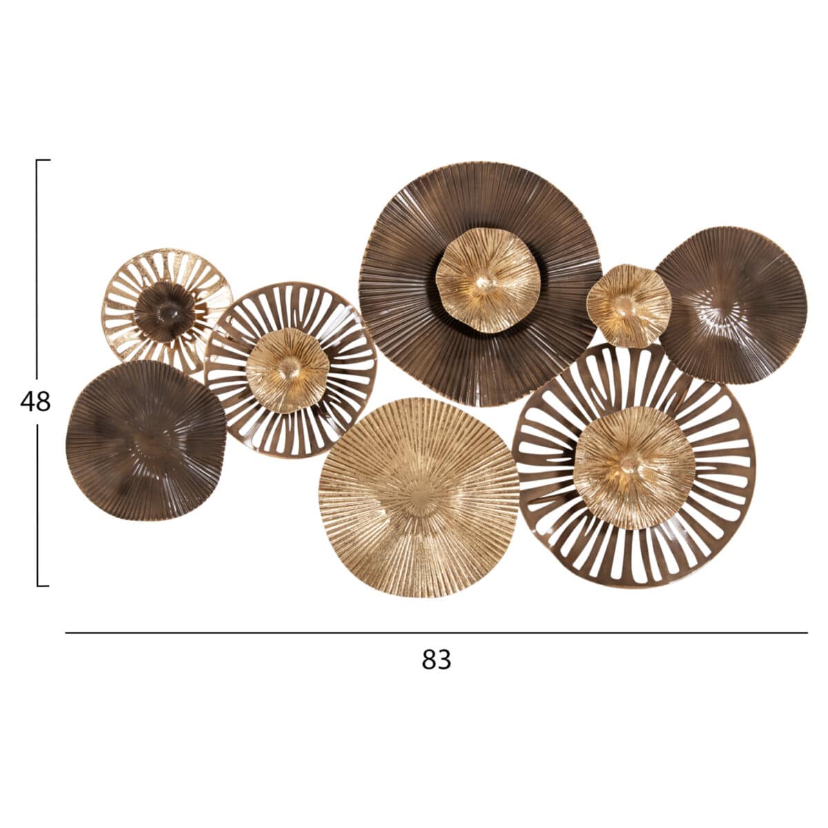 ΔΙΑΚΟΣΜΗΤΙΚΟ ΤΟΙΧΟΥ HM4199 ΜΕΤΑΛΛΟ ΣΕ ΓΗΙΝΑ ΧΡΩΜΑΤΑ 83x48Y εκ. - Image 2