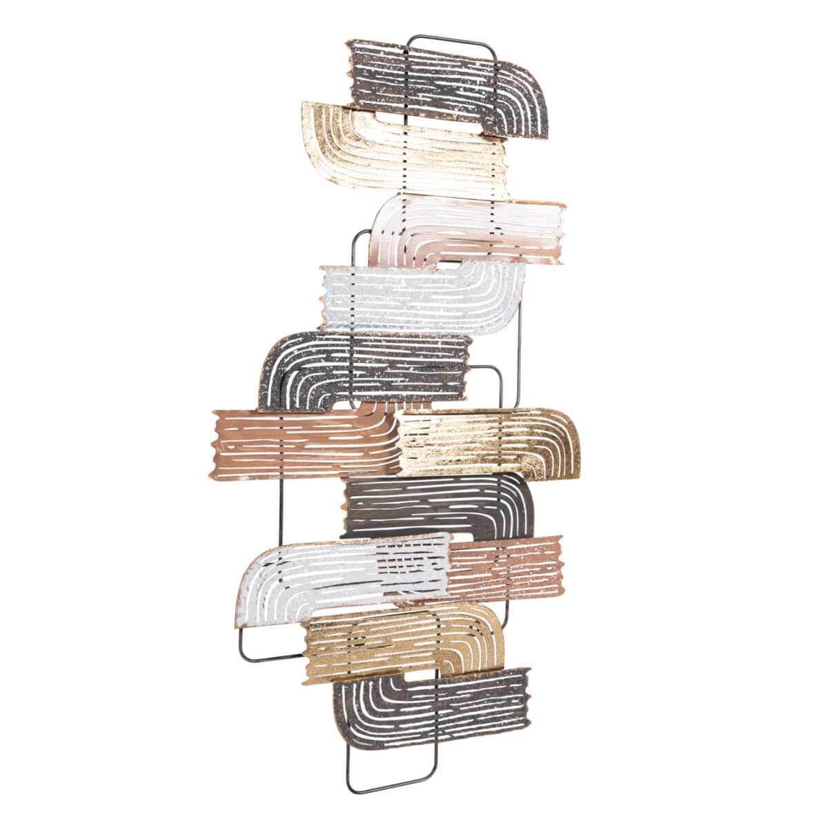 ΔΙΑΚΟΣΜΗΤΙΚΟ ΤΟΙΧΟΥ HM4206 ΜΕΤΑΛΛΟ ΣΕ ΔΙΑΦΟΡΑ ΧΡΩΜΑΤΑ 58x4x109εκ. - Image 3