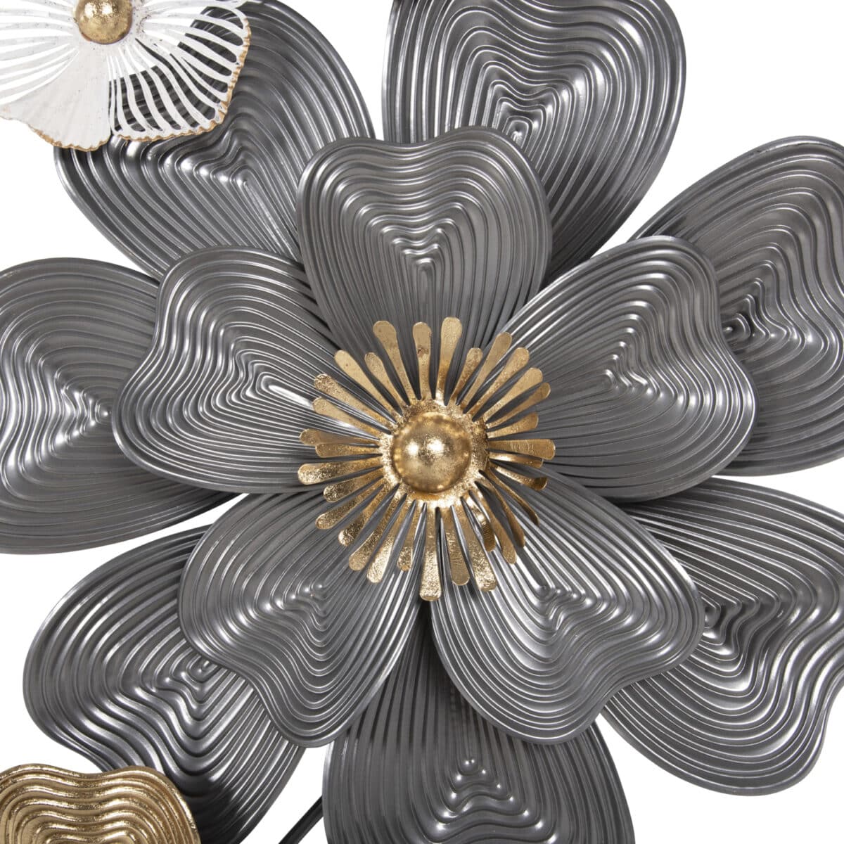 ΔΙΑΚΟΣΜΗΤΙΚΟ ΤΟΙΧΟΥ HM4214 ΜΕΤΑΛΛΟ ΣΕ ΛΕΥΚΟ-ΓΚΡΙ-ΧΡΥΣΟ 51x7,5x120εκ. - Image 4