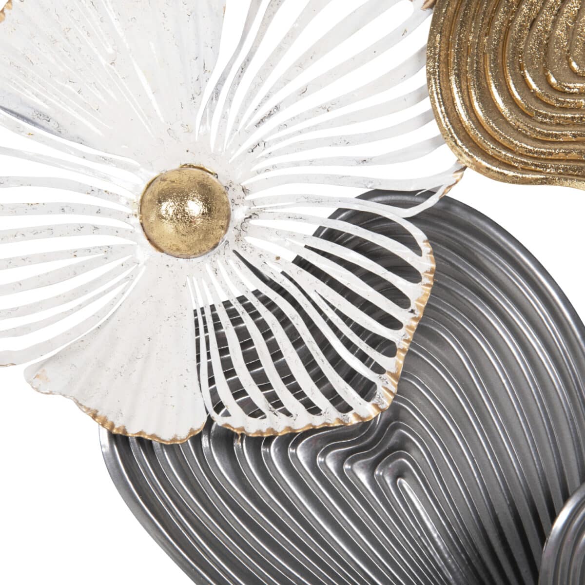 ΔΙΑΚΟΣΜΗΤΙΚΟ ΤΟΙΧΟΥ HM4214 ΜΕΤΑΛΛΟ ΣΕ ΛΕΥΚΟ-ΓΚΡΙ-ΧΡΥΣΟ 51x7,5x120εκ. - Image 6