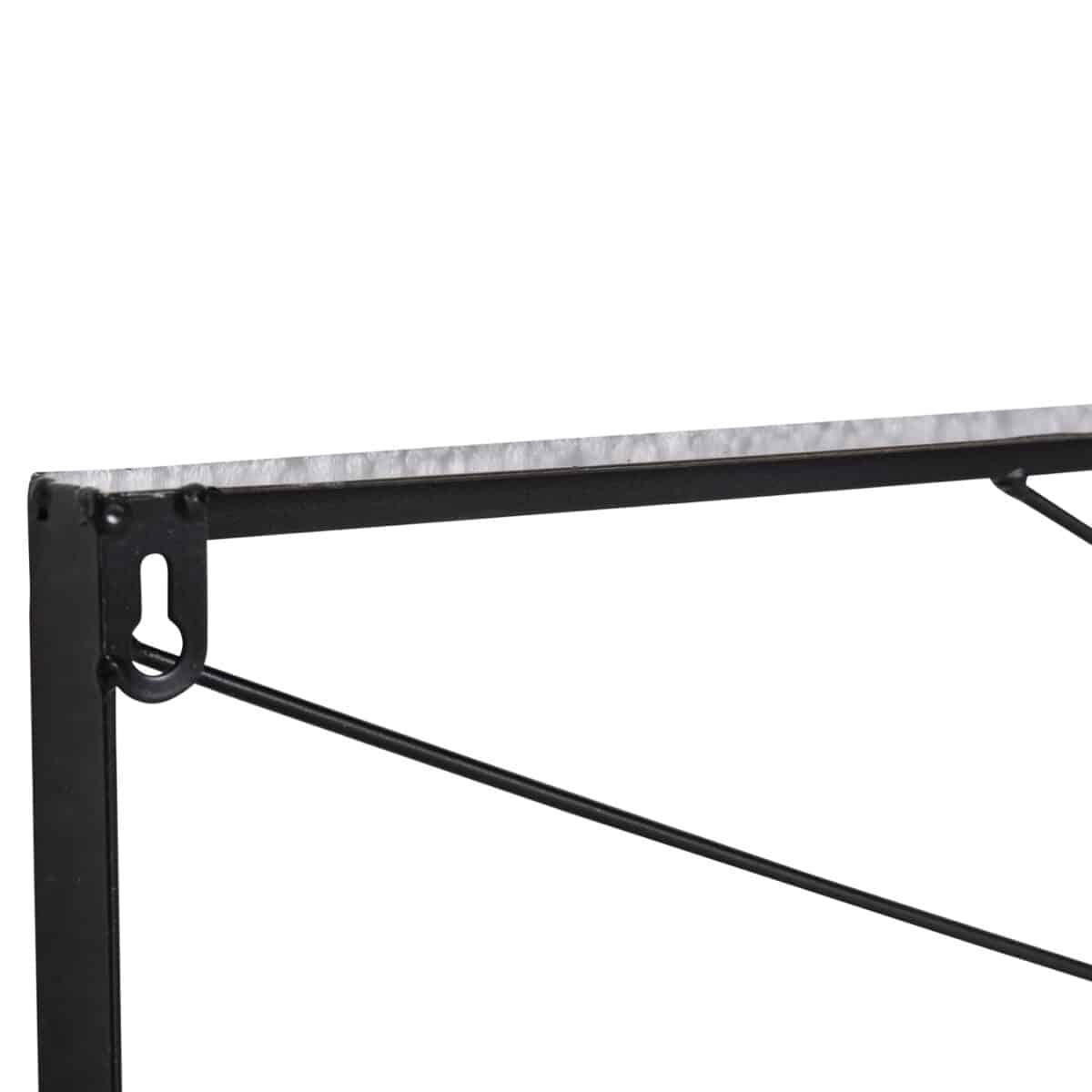 ΔΙΑΚΟΣΜΗΤΙΚΟ ΤΟΙΧΟΥ HM4219 ΔΙΑΦΟΡΕΣ ΑΠΟΧΡΩΣΕΙΣ ΞΥΛΟΥ-ΜΑΥΡΟ ΜΕΤΑΛΛΟ 117x3x50Υεκ. - Image 6