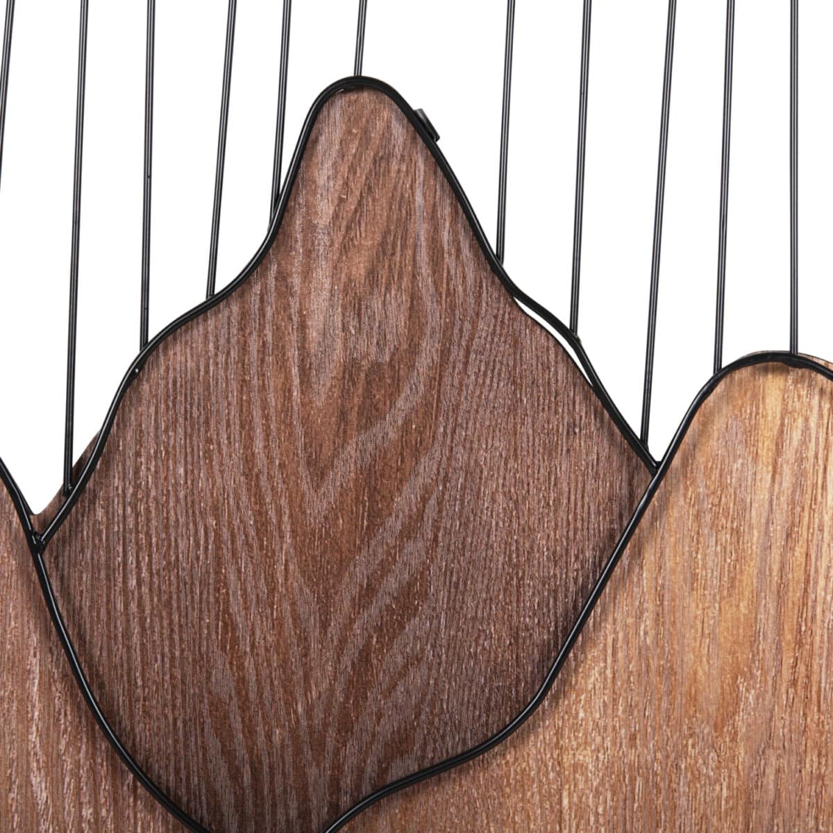 ΔΙΑΚΟΣΜΗΤΙΚΟ ΤΟΙΧΟΥ HM4220 ΔΙΑΦΟΡΕΣ ΑΠΟΧΡΩΣΕΙΣ ΞΥΛΟΥ-ΜΑΥΡΟ ΜΕΤΑΛΛΟ 60x3,5x93Υεκ. - Image 4