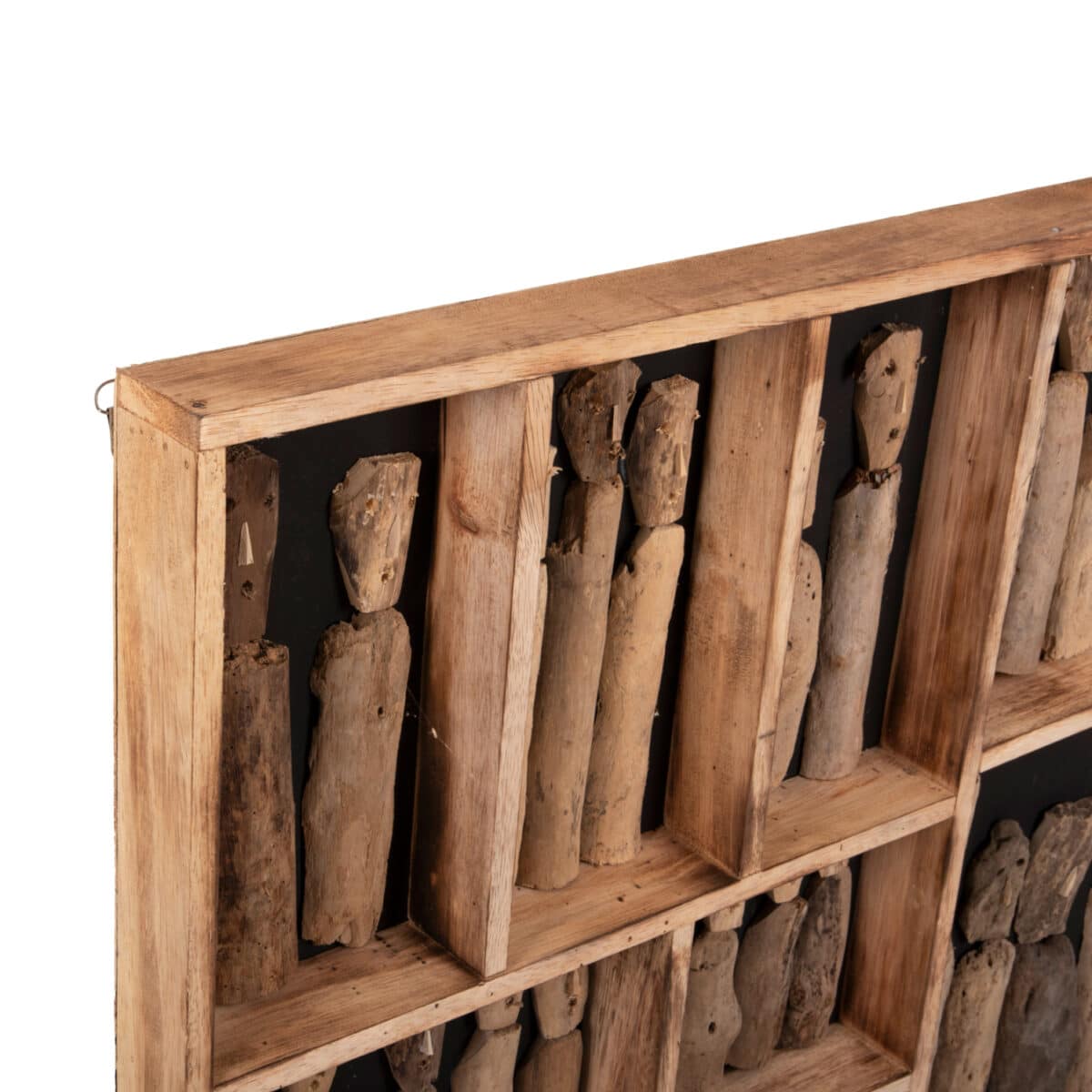 ΔΙΑΚΟΣΜΗΤΙΚΟ ΤΟΙΧΟΥ MYST HM4274 ΚΑΔΡΟ ΜΕ ΦΙΓΟΥΡΕΣ ΑΠΟ DRIFTWOOD 100x6x100Υεκ. - Image 4