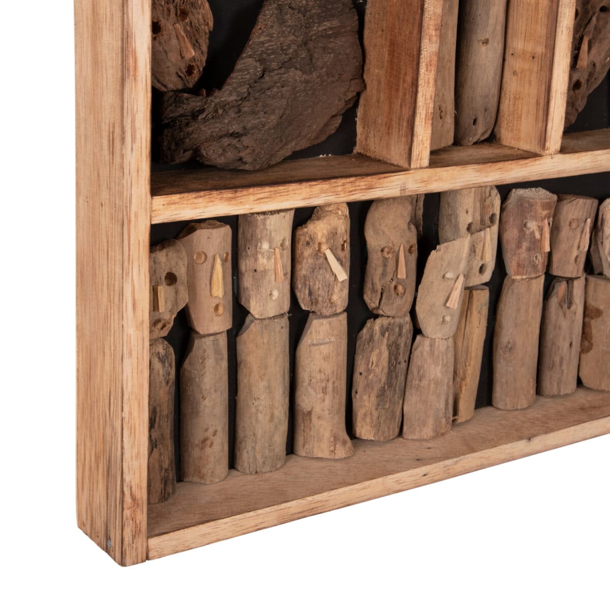 ΔΙΑΚΟΣΜΗΤΙΚΟ ΤΟΙΧΟΥ MYST HM4275 ΚΑΔΡΟ ΜΕ ΦΙΓΟΥΡΕΣ ΑΠΟ DRIFTWOOD 60x5x80Υεκ. - Image 4