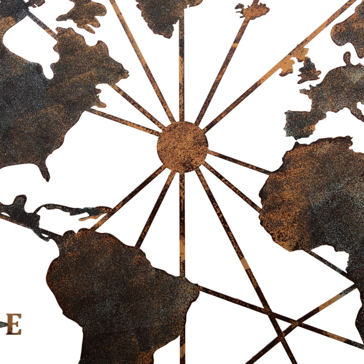 ΔΙΑΚΟΣΜΗΤΙΚΟ ΤΟΙΧΟΥ ΠΑΓΚΟΣΜΙΟΣ ΧΑΡΤΗΣ HM4656 ΜΕΤΑΛΛΟ ΧΑΛΚΙΝΟ 120x0,1x60Υεκ. - Image 4