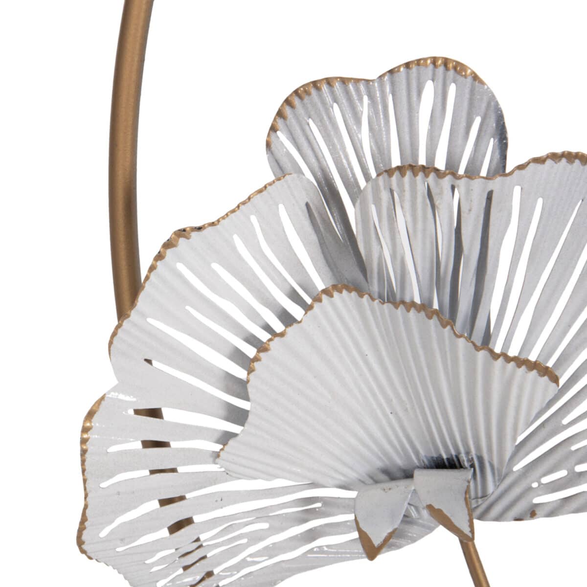 ΔΙΑΚΟΣΜΗΤΙΚΟ ΤΟΙΧΟΥ ΣΤΡΟΓΓΥΛΟ HM4202 ΜΕΤΑΛΛΟ ΣΕ ΧΡΥΣΟ-ΜΑΥΡΟ-ΛΕΥΚΟ Φ60εκ - Image 4