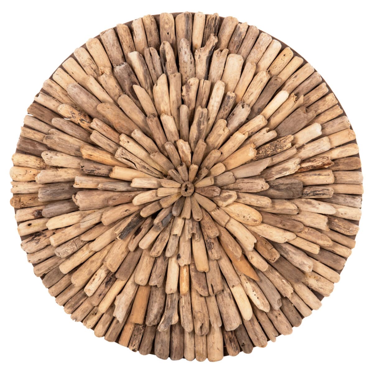ΔΙΑΚΟΣΜΗΤΙΚΟ ΤΟΙΧΟΥ ΣΤΡΟΓΓΥΛΟ CHIIKI HM4298 DRIFTWOOD ΣΕ ΦΥΣΙΚΟ Φ60 εκ. - Image 3
