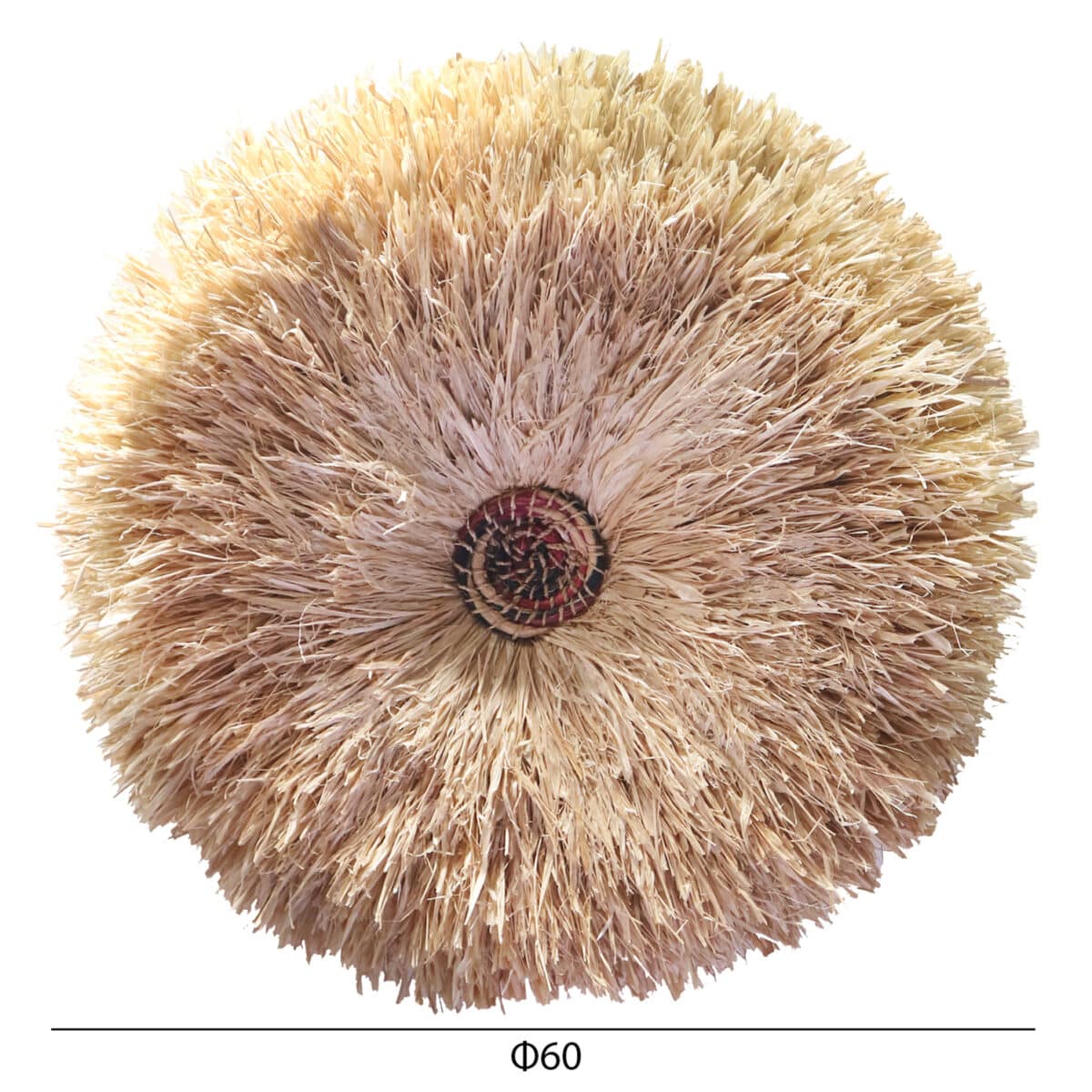 ΔΙΑΚΟΣΜΗΤΙΚΟ ΤΟΙΧΟΥ ΣΤΡΟΓΓΥΛΟ ABOR HM4717 ΙΝΕΣ SISAL ΦΥΣΙΚΟ Φ60εκ. - Image 2