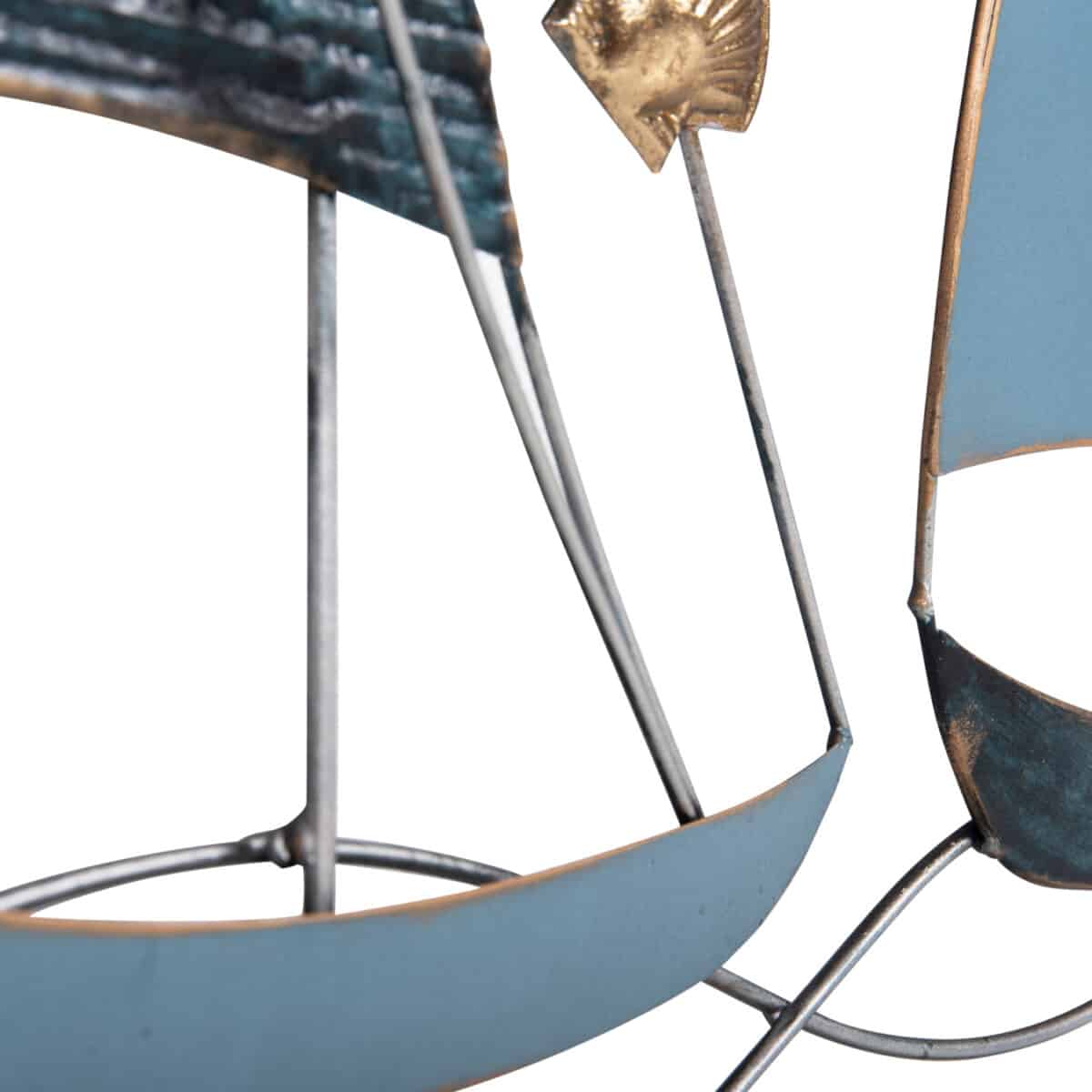 ΔΙΑΚΟΣΜΗΤΙΚΟ ΤΟΙΧΟΥ ΤΕΤΡΑΓΩΝΟ HM4203 ΜΕΤΑΛΛΟ-ΒΑΡΚΕΣ 50x6x50 εκ. - Image 5