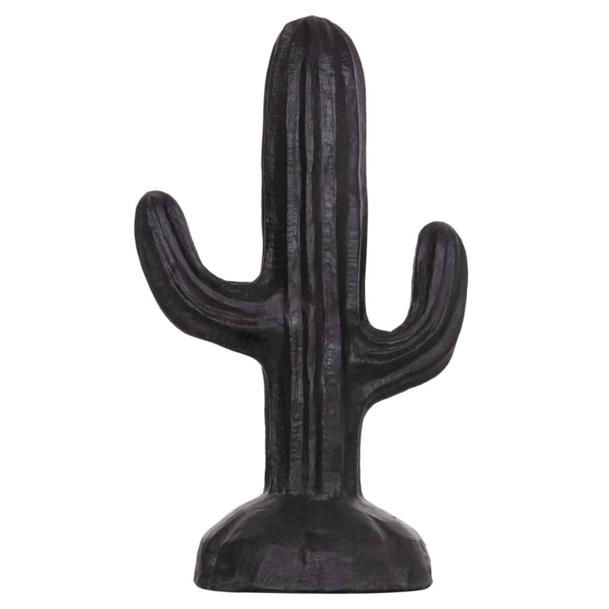 ΔΙΑΚΟΣΜΗΤΙΚΟΣ ΚΑΚΤΟΣ ΔΑΠΕΔΟΥ CACTUS HM4386.01S ΓΥΨΟΣ ΣΕ ΜΑΥΡΟ 42x30x74Υεκ. - Image 3