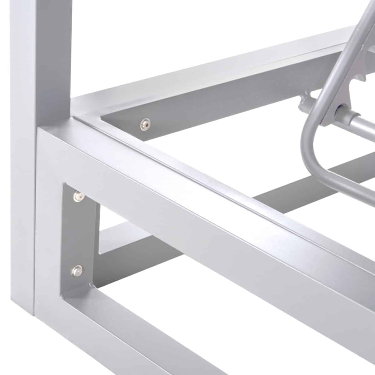 dipli-xaplostra-paralias-me-skiastro-kyb-8 ΔΙΠΛΗ ΞΑΠΛΩΣΤΡΑ ΑΛΟΥΜΙΝΙΟΥ ΠΑΡΑΛΙΑΣ ΜΕ ΣΚΙΑΣΤΡΟ ΚΥΒΟΣ GALLANT HM6097.02 ΛΕΥΚΟ 2x2x2μ - Image 9