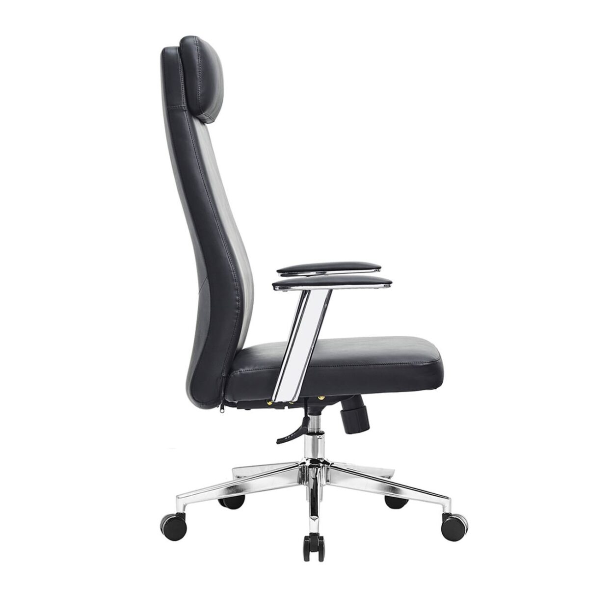 BF8800 Πολυθρόνα Γραφείου Διευθυντή, Pu Μαύρο, Βάση & - Image 3