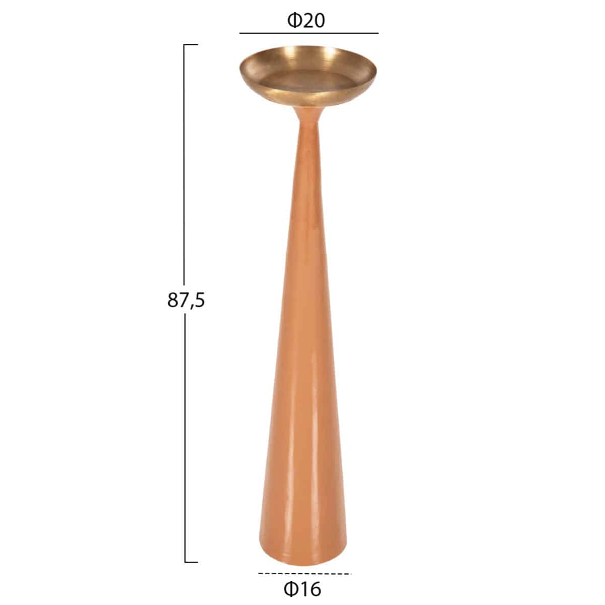 ΕΠΙΔΑΠΕΔΙΟ ΚΗΡΟΠΗΓΙΟ GUNTUR HM4383 ΜΕΤΑΛΛΟ ΣΕ ΣΟΜΟΝ-ΧΡΥΣΟ Φ20x87,5Υεκ. - Image 2