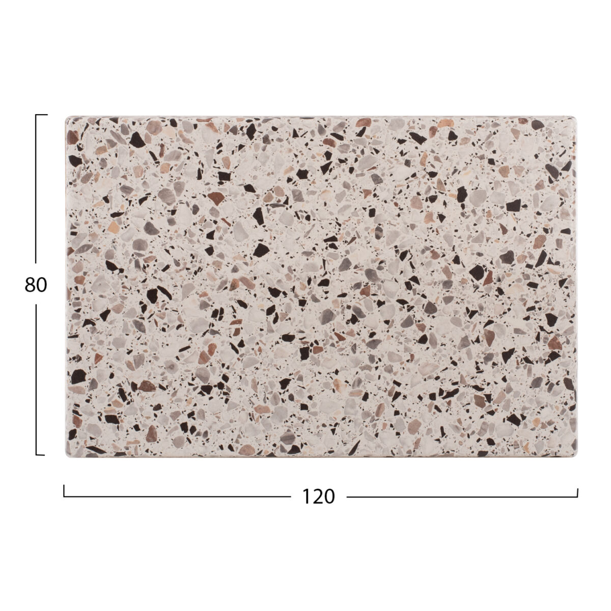 ΕΠΙΦΑΝΕΙΑ ΤΡΑΠΕΖΙΟΥ WERZALIT 120Χ80Χ3.5εκ. TERRAZZO HM5630.16 - Image 2