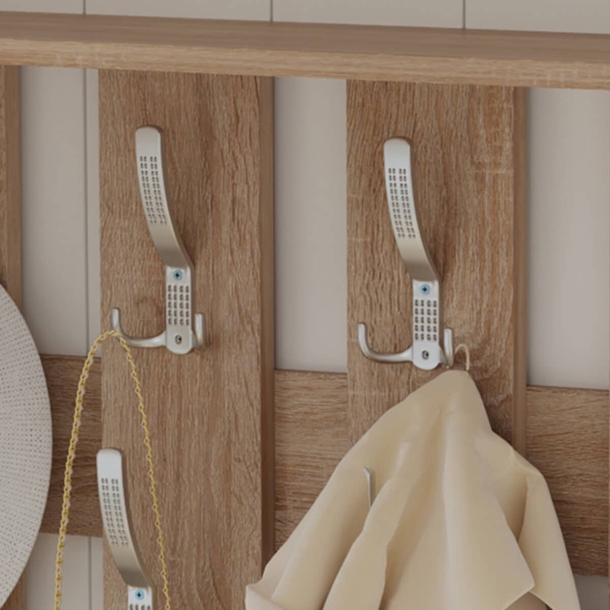 ΕΠΙΠΛΟ ΕΙΣΟΔΟΥ ΜΕ ΚΑΘΡΕΦΤΗ GORN HM2473.01 ΜΕΛΑΜΙΝΗ ΣΕ ΣΟΝΑΜΑ 90x24x190Υεκ - Image 9