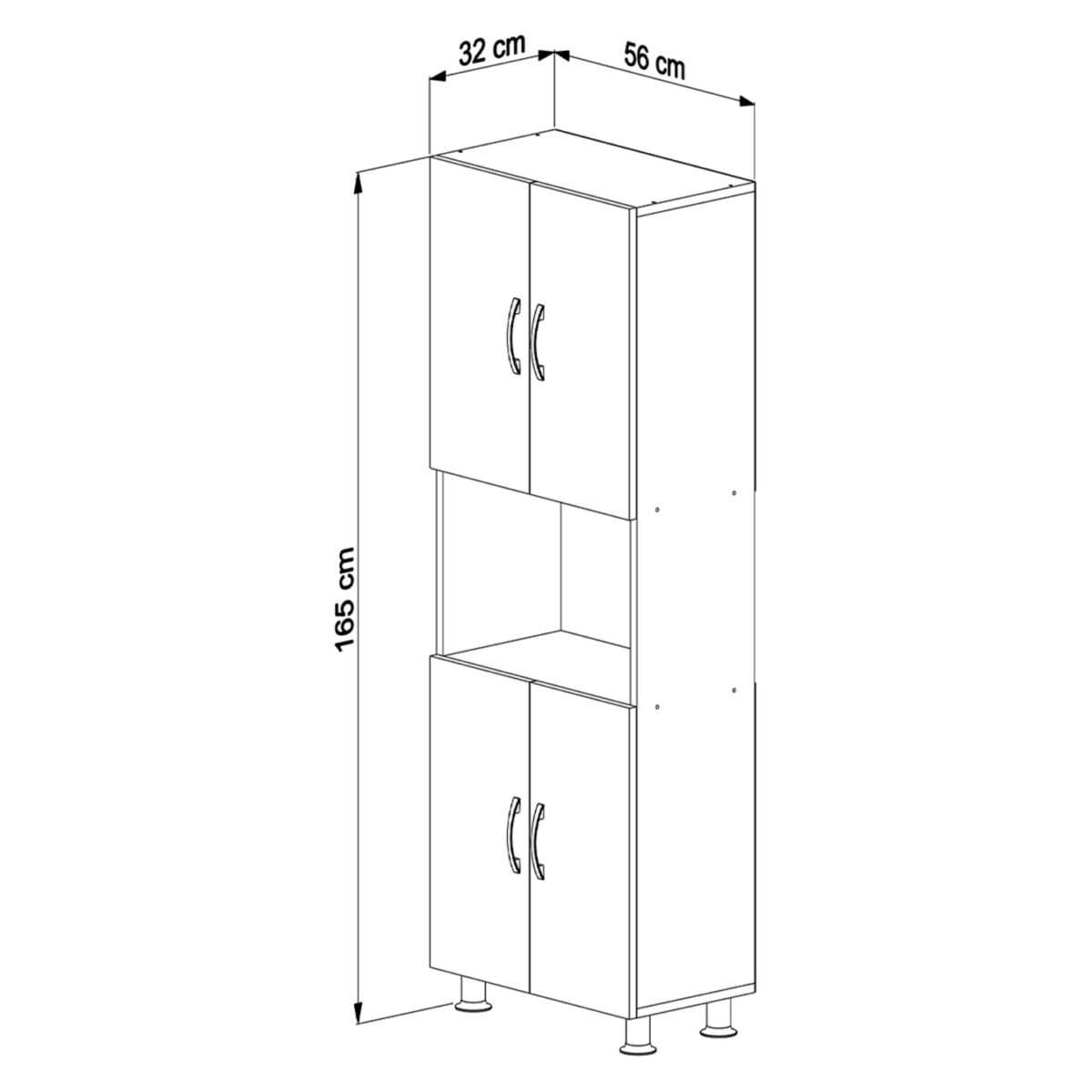 epiplo-koyzinas-ntoylapi-fb91819603-mela-1 ΕΠΙΠΛΟ ΚΟΥΖΙΝΑΣ/ΝΤΟΥΛΑΠΙ RAD HM18196.03 ΜΕΛΑΜΙΝΗ ΣΟΝΑΜΑ-ΛΕΥΚΟ 56x32x165Υεκ. - Image 2