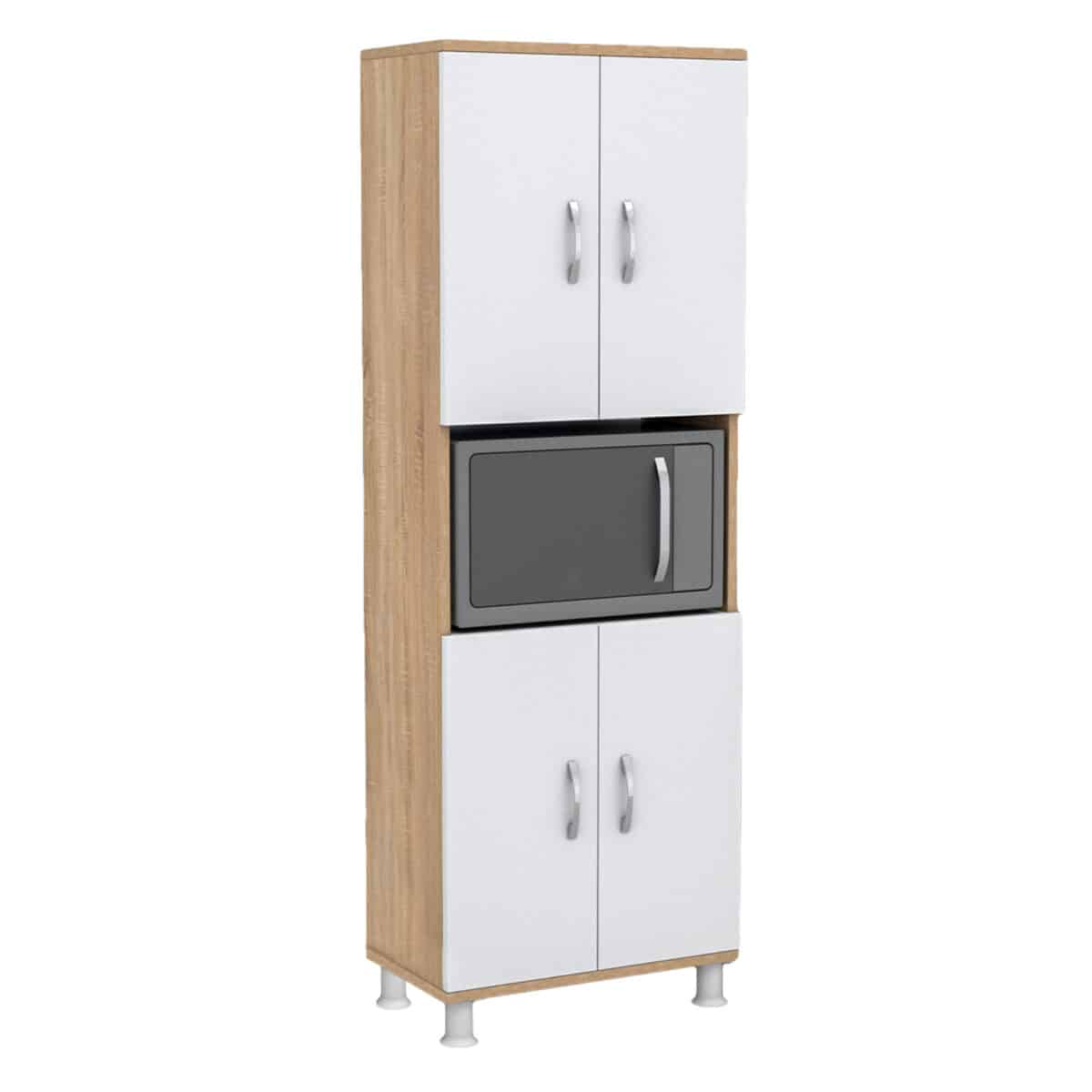 epiplo-koyzinas-ntoylapi-fb91819603-mela ΕΠΙΠΛΟ ΚΟΥΖΙΝΑΣ/ΝΤΟΥΛΑΠΙ RAD HM18196.03 ΜΕΛΑΜΙΝΗ ΣΟΝΑΜΑ-ΛΕΥΚΟ 56x32x165Υεκ. - Image 1