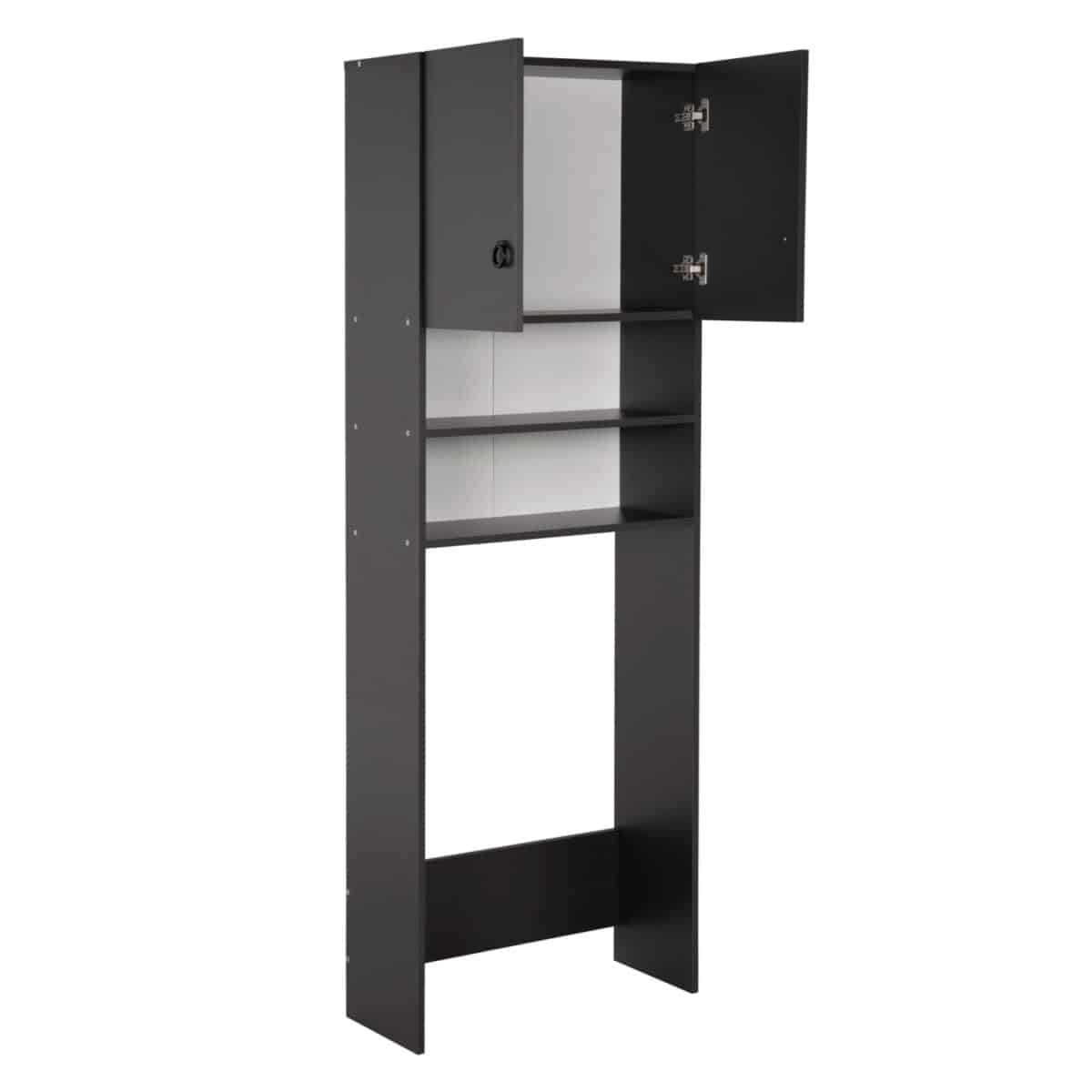 ΕΠΙΠΛΟ ΠΛΥΝΤΗΡΙΟΥ ΜΕ ΡΑΦΙΑ ΚΑΙ ΝΤΟΥΛΑΠΙ TERRY ΓΚΡΙ ΜΕΛΑΜΙΝΗ HM9122.13 64Χ29Χ181Υεκ. - Image 3