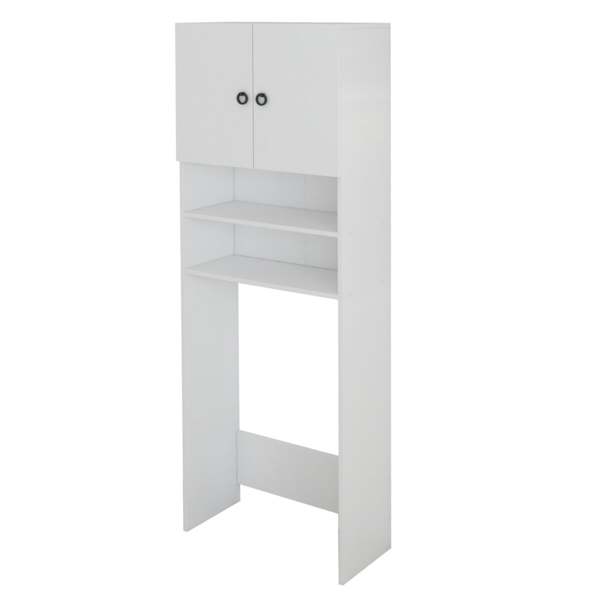 ΕΠΙΠΛΟ ΠΛΥΝΤΗΡΙΟΥ ΜΕ ΡΑΦΙΑ ΚΑΙ ΝΤΟΥΛΑΠΙ TERRY ΛΕΥΚΟ ΜΕΛΑΜΙΝΗ 64Χ27Χ180Υεκ.HM9122.11 - Image 4