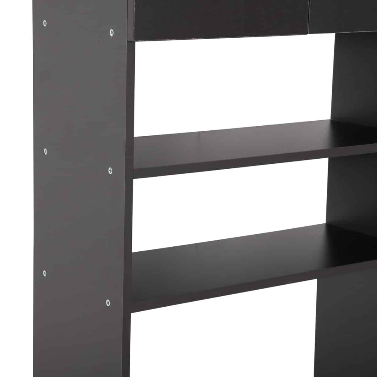 ΕΠΙΠΛΟ ΠΛΥΝΤΗΡΙΟΥ ΜΕ ΡΑΦΙΑ ΚΑΙ ΝΤΟΥΛΑΠΙ TERRY ΓΚΡΙ ΜΕΛΑΜΙΝΗ HM9122.13 64Χ29Χ181Υεκ. - Image 8