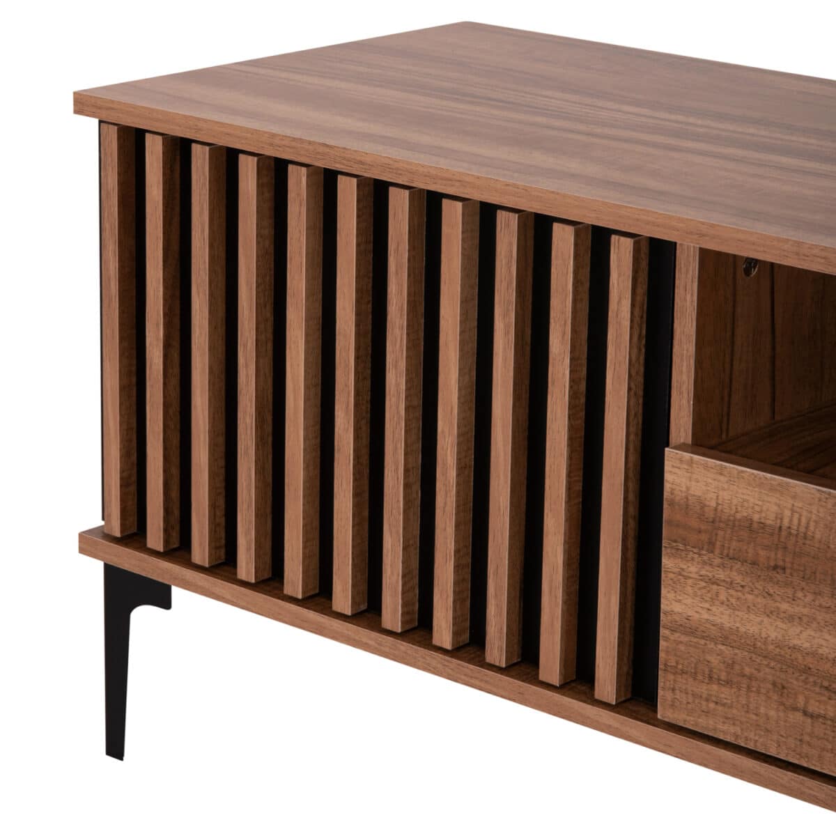 ΕΠΙΠΛΟ ΤΗΛΕΟΡΑΣΗΣ ΣΕΙΡΑ HARRY HM18008.01 ΜΕΛΑΜΙΝΗ ΦΥΣΙΚΟ ΞΥΛΟΥ-ΜΑΥΡΟ 200x40x47,5Υεκ. - Image 9