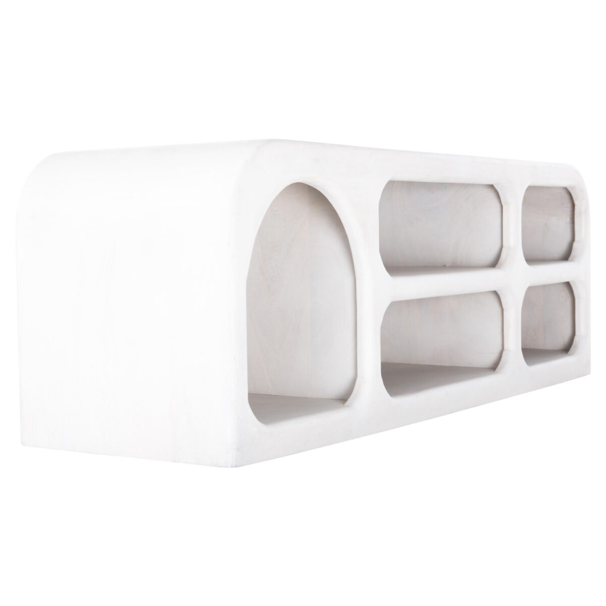 ΕΠΙΠΛΟ ΤΗΛΕΟΡΑΣΗΣ HANDYR HM9704 ΜΑΣΙΦ ΞΥΛΟ MANGO ΣΕ ΛΕΥΚΟ 130x40x45Yεκ. - Image 4