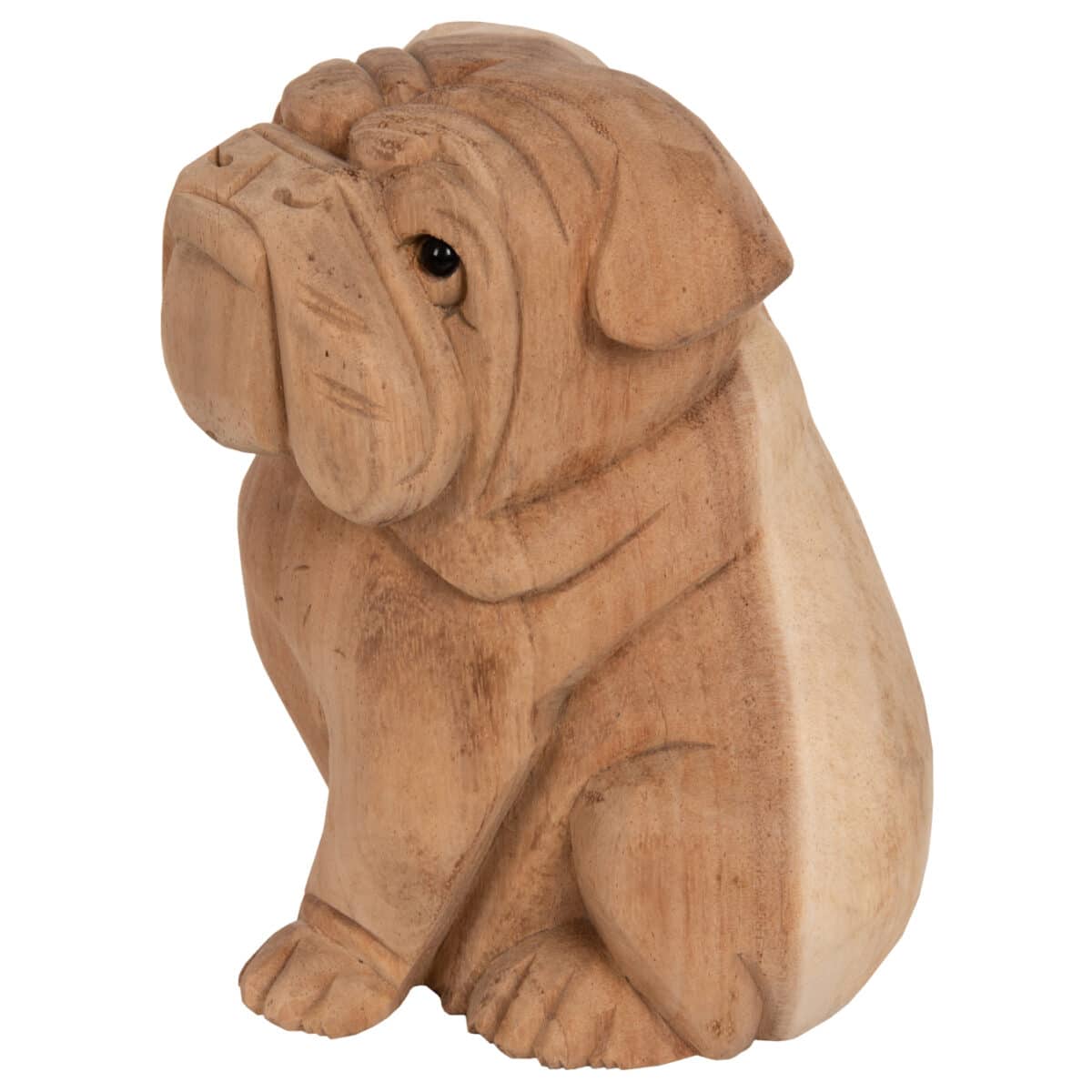 ΕΠΙΤΡΑΠΕΖΙΟ ΔΙΑΚΟΣΜΗΤΙΚΟ DOZER BULLDOG ΞΥΛΟ SUAR ΣΕ ΦΥΣΙΚΟ ΧΡΩΜΑ HM7925 18x14x20Y εκ. - Image 3