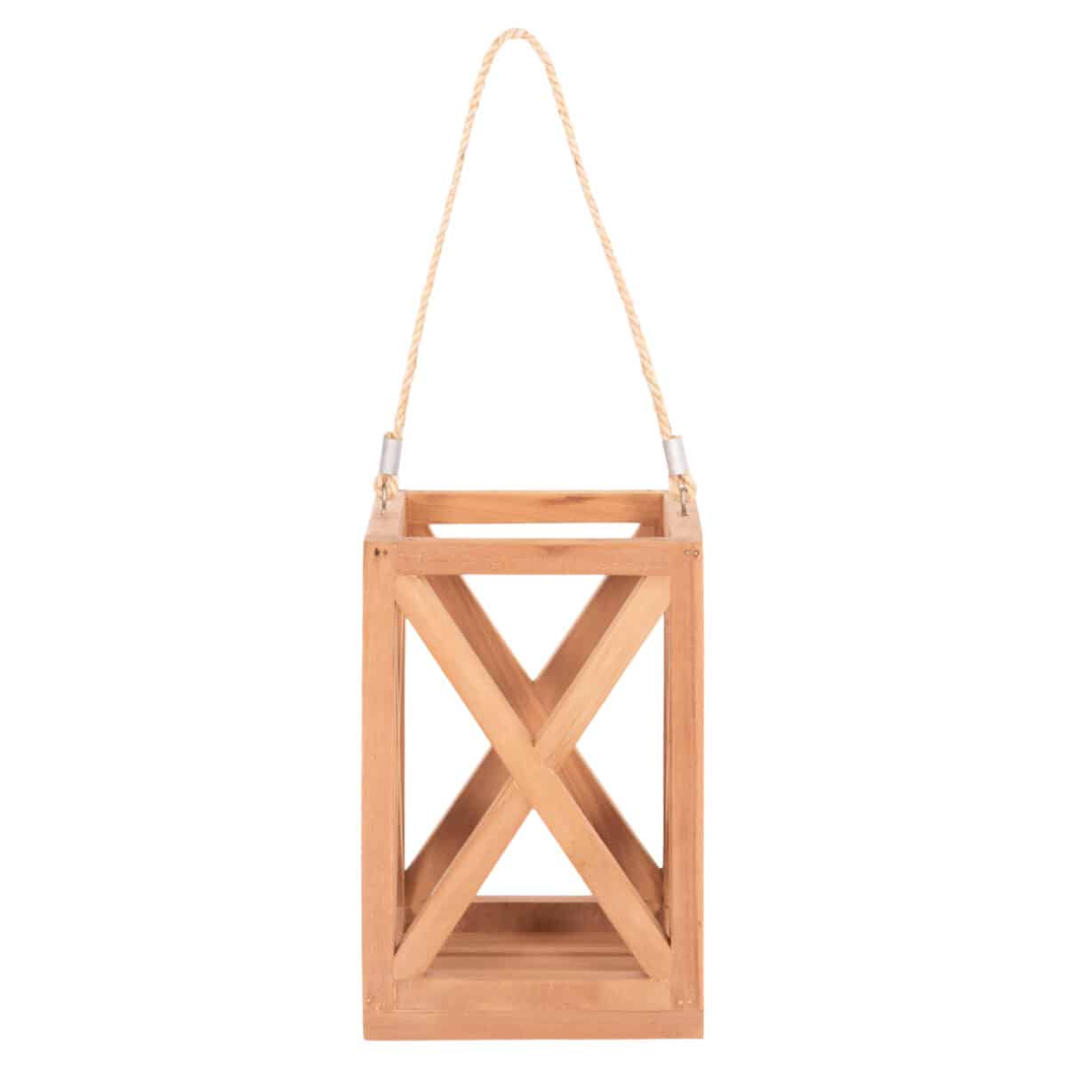 ΕΠΙΤΡΑΠΕΖΙΟ ΔΙΑΚΟΣΜΗΤΙΚΟ ΦΑΝΑΡΙ ΓΙΑ ΚΕΡΙ FENT HM4581 ΞΥΛΟ TEAK ΦΥΣΙΚΟ 20x20x30-58Υεκ. - Image 3