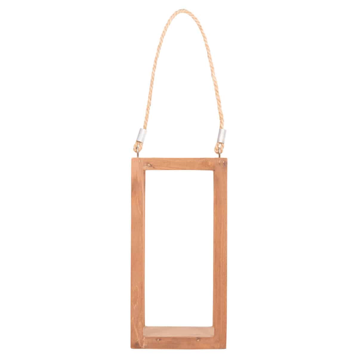 ΕΠΙΤΡΑΠΕΖΙΟ ΔΙΑΚΟΣΜΗΤΙΚΟ ΦΑΝΑΡΙ ΓΙΑ ΚΕΡΙ FENT HM4583 ΞΥΛΟ TEAK ΦΥΣΙΚΟ 15x15x30-53Υεκ. - Image 3