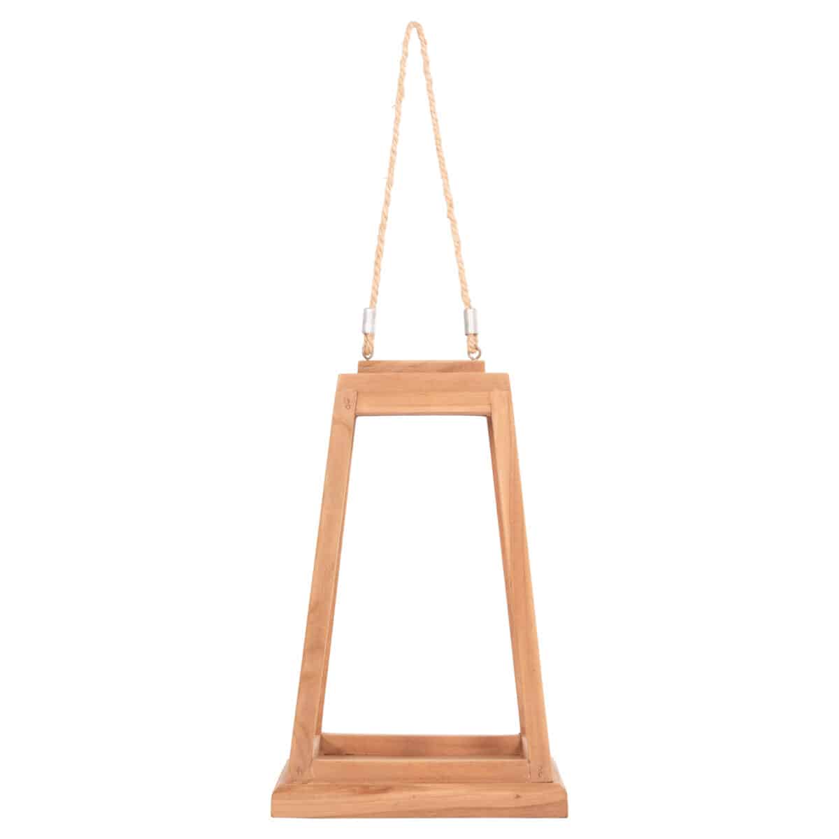 ΕΠΙΤΡΑΠΕΖΙΟ ΔΙΑΚΟΣΜΗΤΙΚΟ ΦΑΝΑΡΙ ΓΙΑ ΚΕΡΙ RAMI HM4584 ΞΥΛΟ TEAK ΦΥΣΙΚΟ 25x25x39-67Υεκ. - Image 3