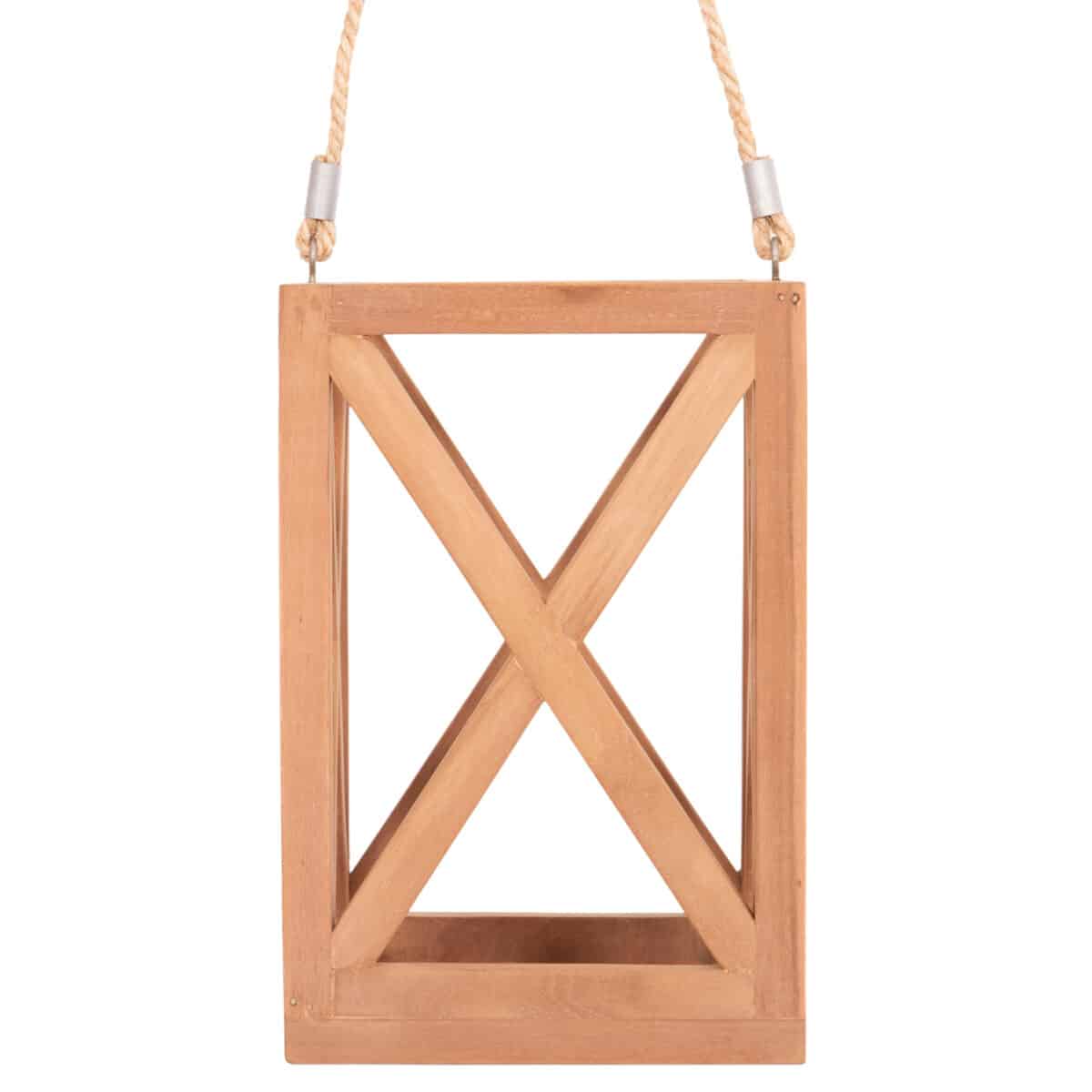 ΕΠΙΤΡΑΠΕΖΙΟ ΔΙΑΚΟΣΜΗΤΙΚΟ ΦΑΝΑΡΙ ΓΙΑ ΚΕΡΙ FENT HM4581 ΞΥΛΟ TEAK ΦΥΣΙΚΟ 20x20x30-58Υεκ. - Image 4